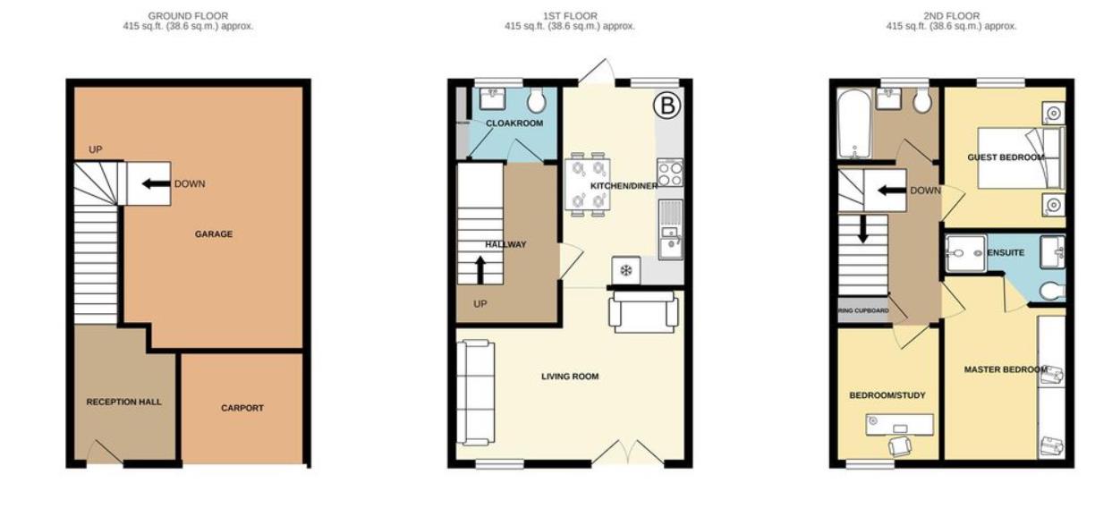 Barley Rise, Horndean, Waterlooville PO8, 3 bedroom property to rent