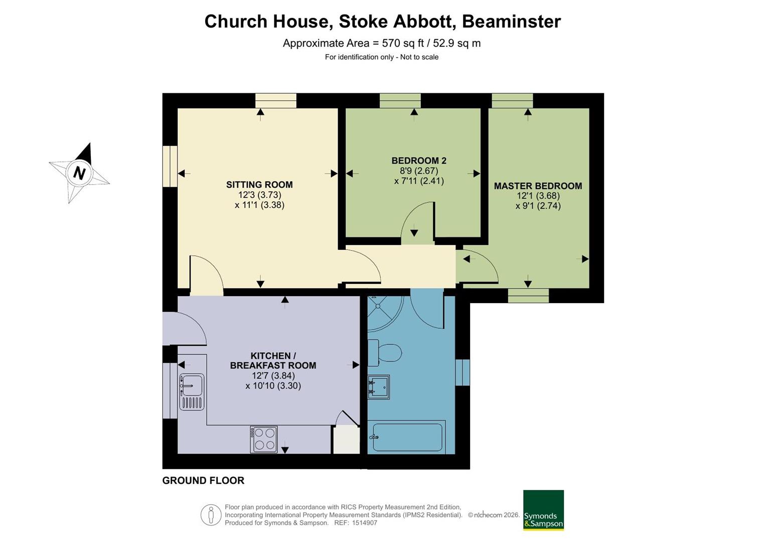 Church House, Stoke Abbott, Beaminster floorplan