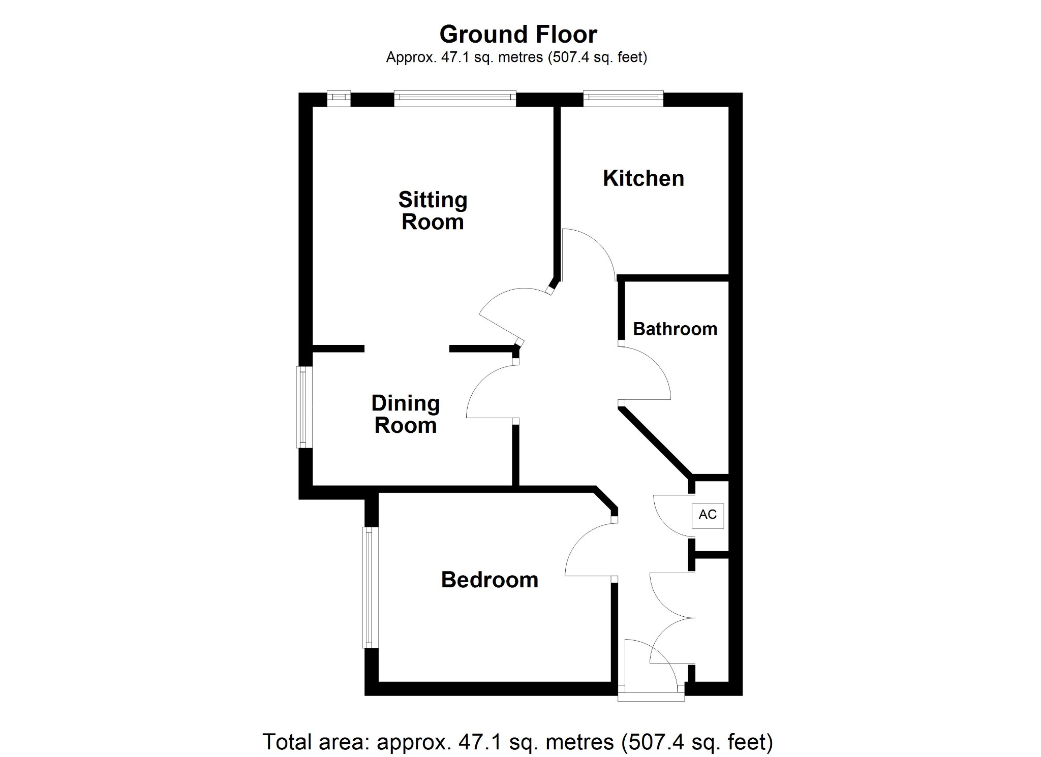10 The Willows, Manor Farm Court, Selsey floorplan