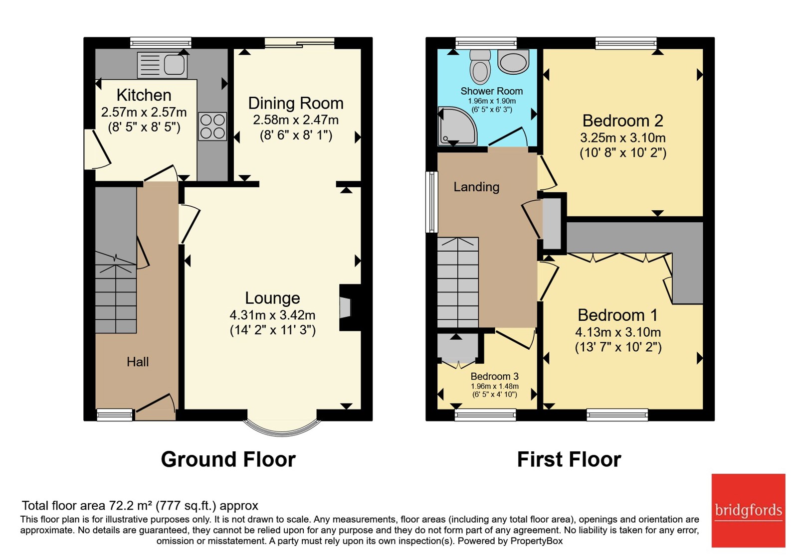 45, Linden Close, Cheshire floorplan