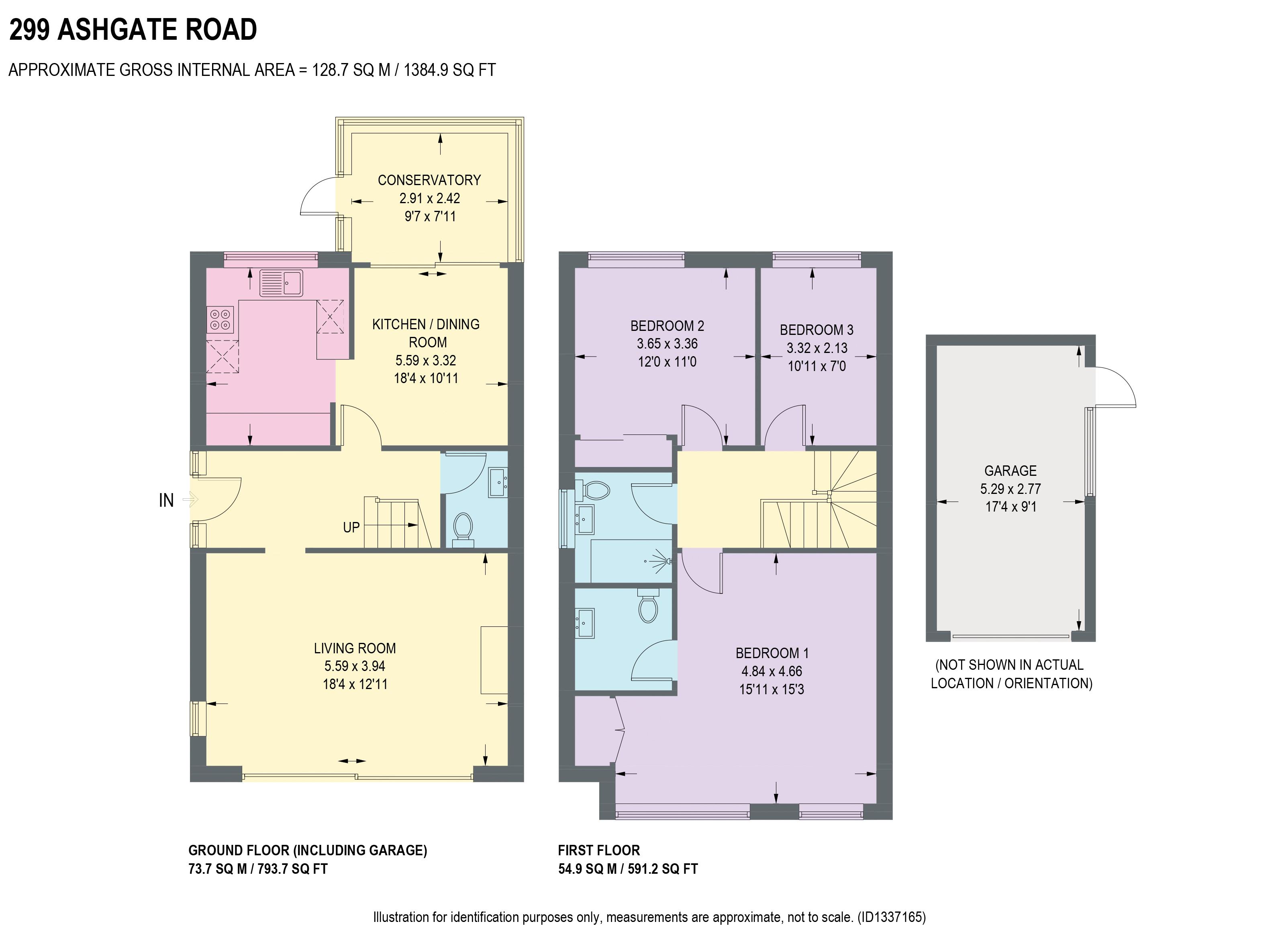 299, Ashgate Road, Chesterfield floorplan