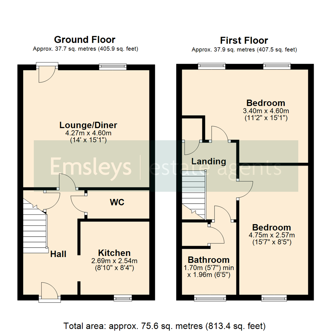 109, Bramley Park Avenue, Leeds floorplan