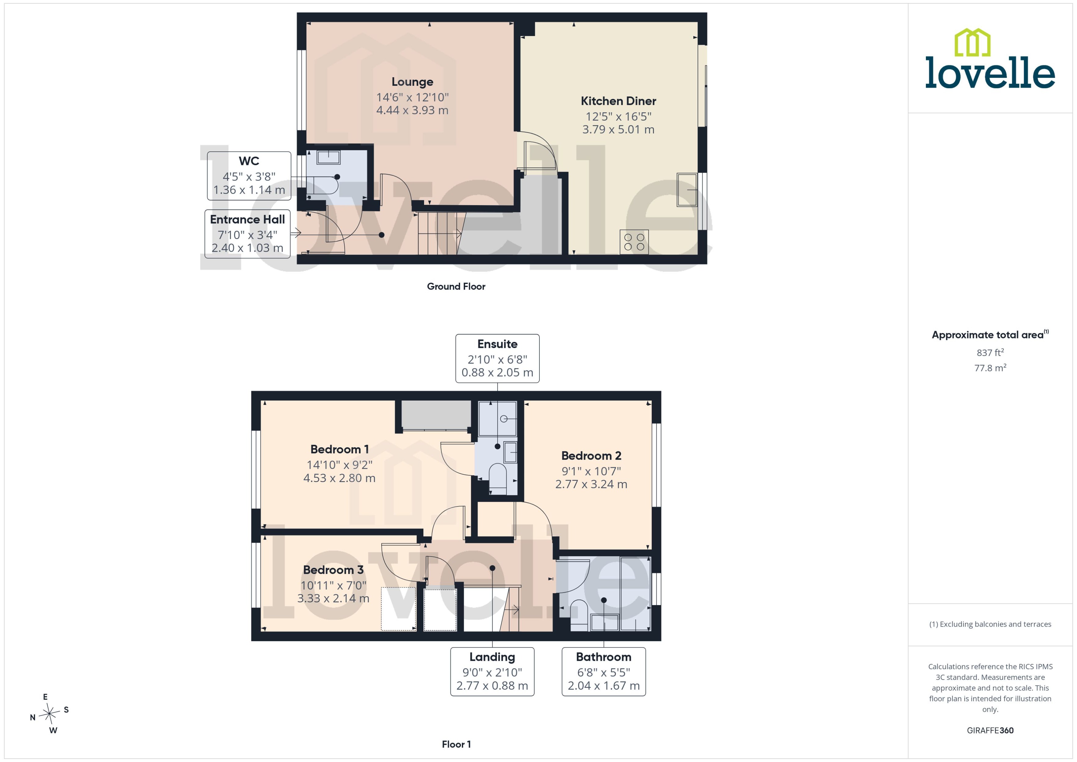 3, Tiberius Walk, Caistor floorplan