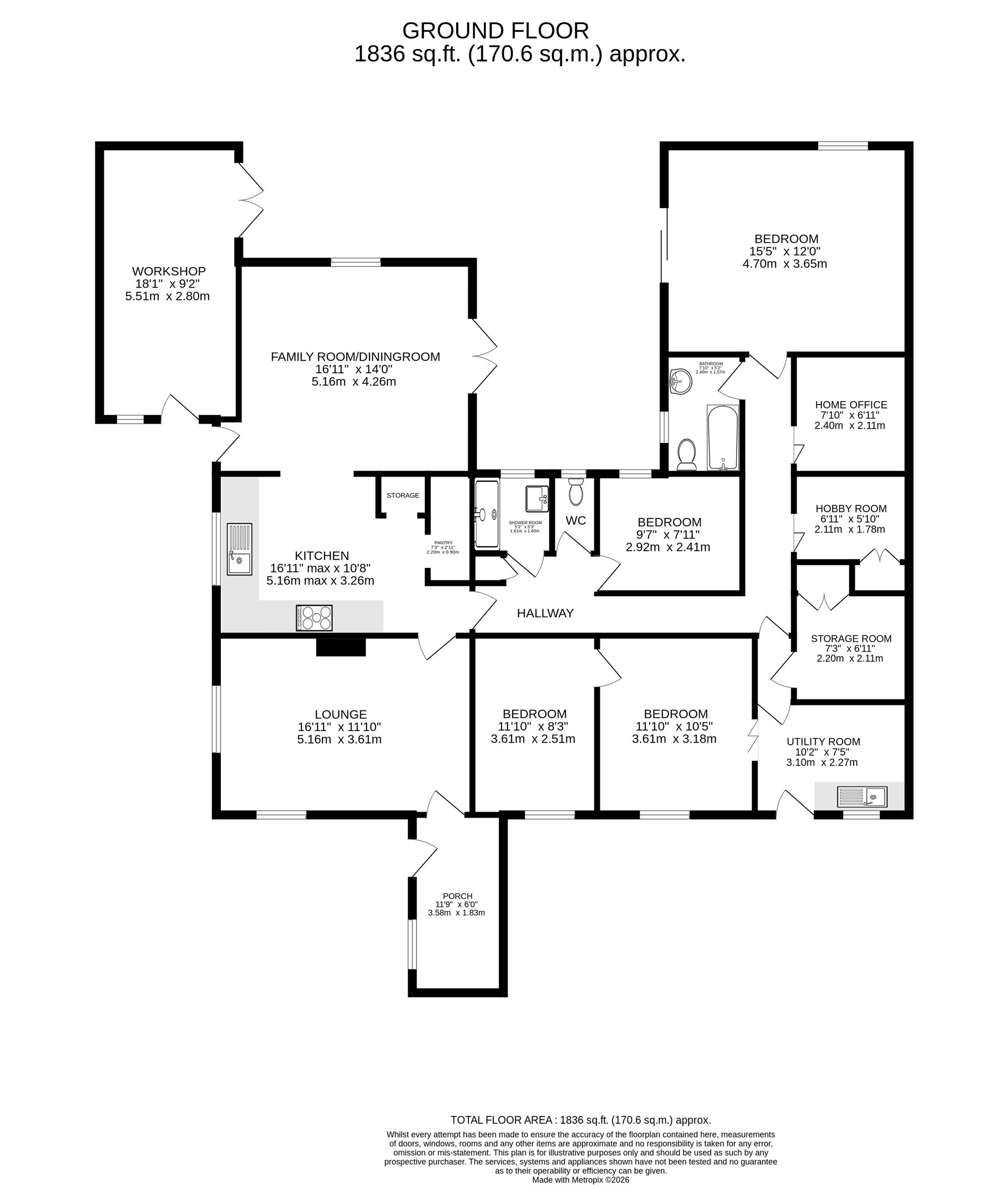 Lawn House, Milford Haven floorplan