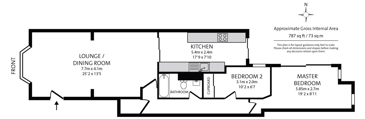 2 Bedrooms Flat for sale in Montpelier Street, Brighton, East Sussex BN1