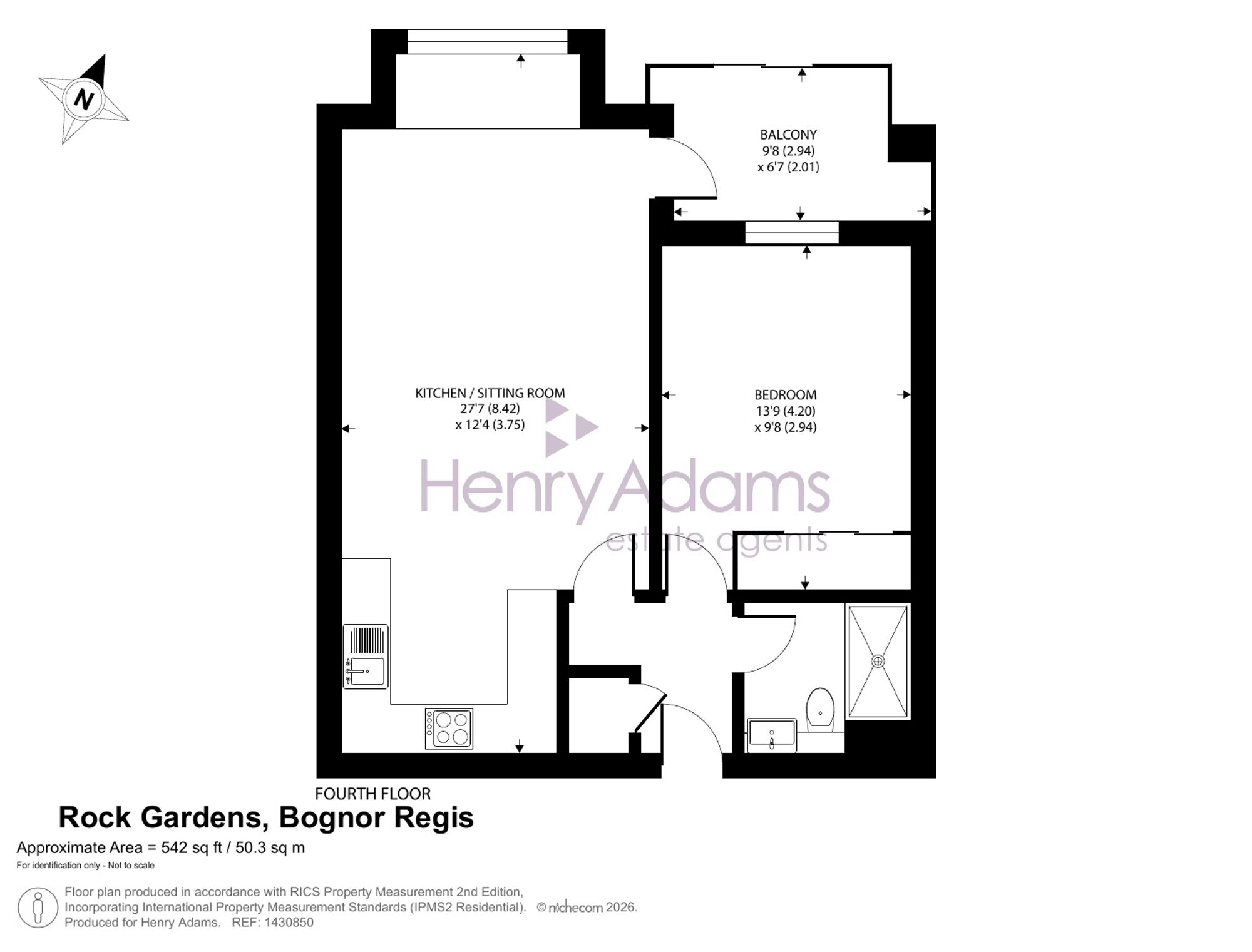 39 Rock Gardens, Bognor Regis floorplan