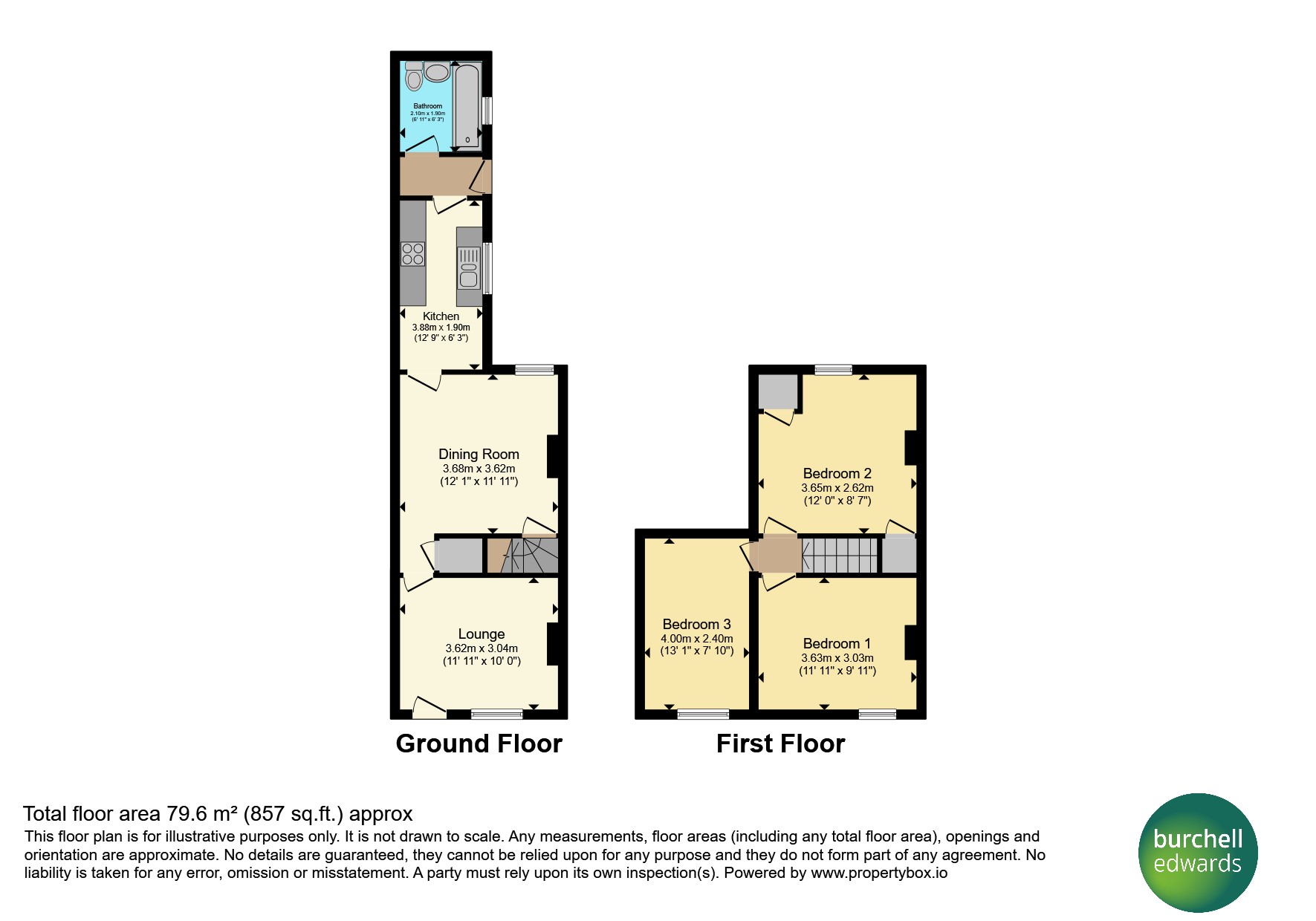 172, Belper Road, Ilkeston floorplan