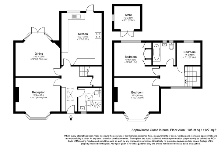3 Bedrooms Semi-detached house for sale in Thames Street, Weybridge, Surrey KT13