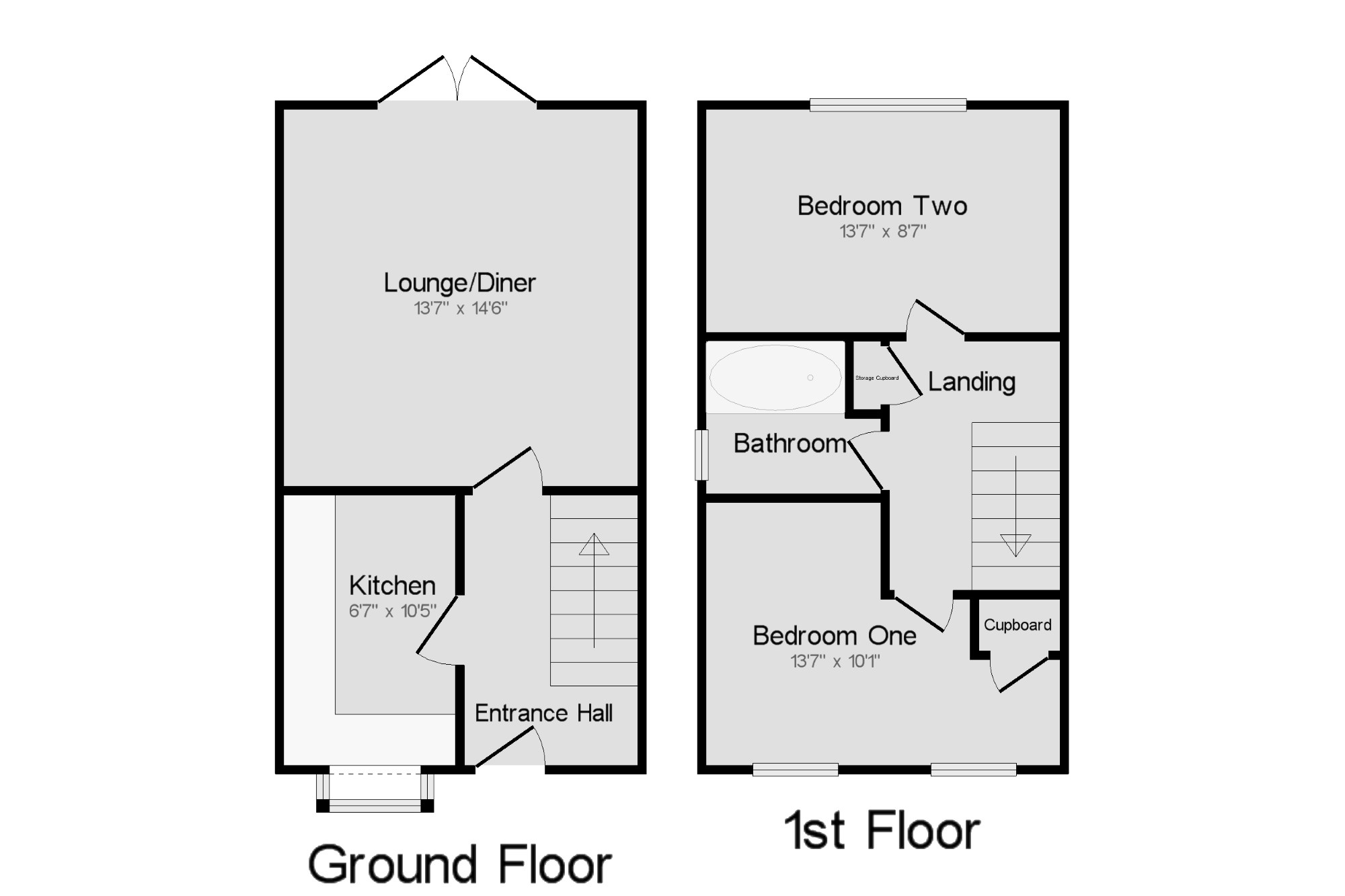 2 Bedrooms Semi-detached house for sale in Wittering Close, Long Eaton, Nottingham, Nottinghamshire NG10