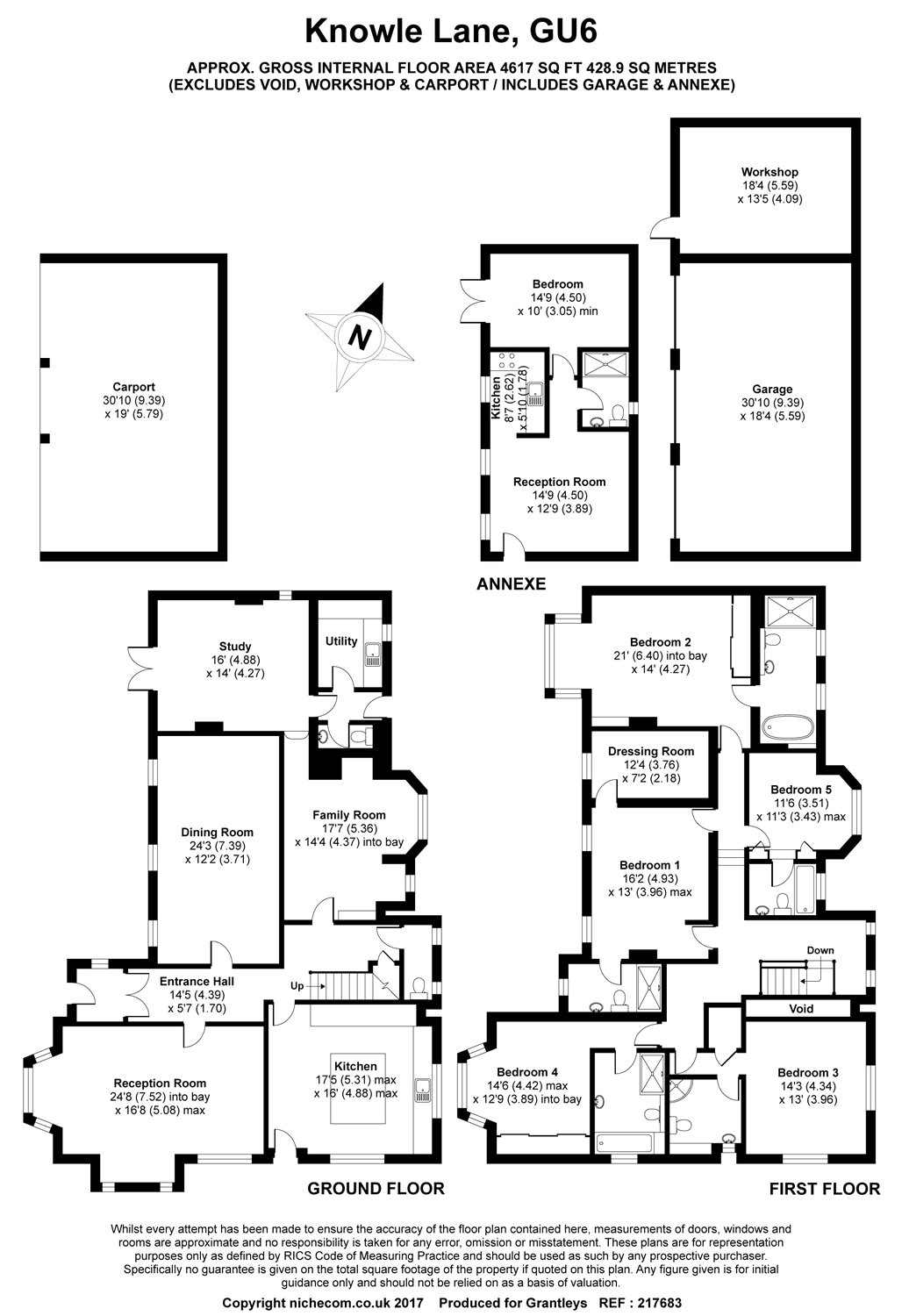 6 Bedrooms Detached house to rent in Knowle Lane, Cranleigh, Surrey GU6