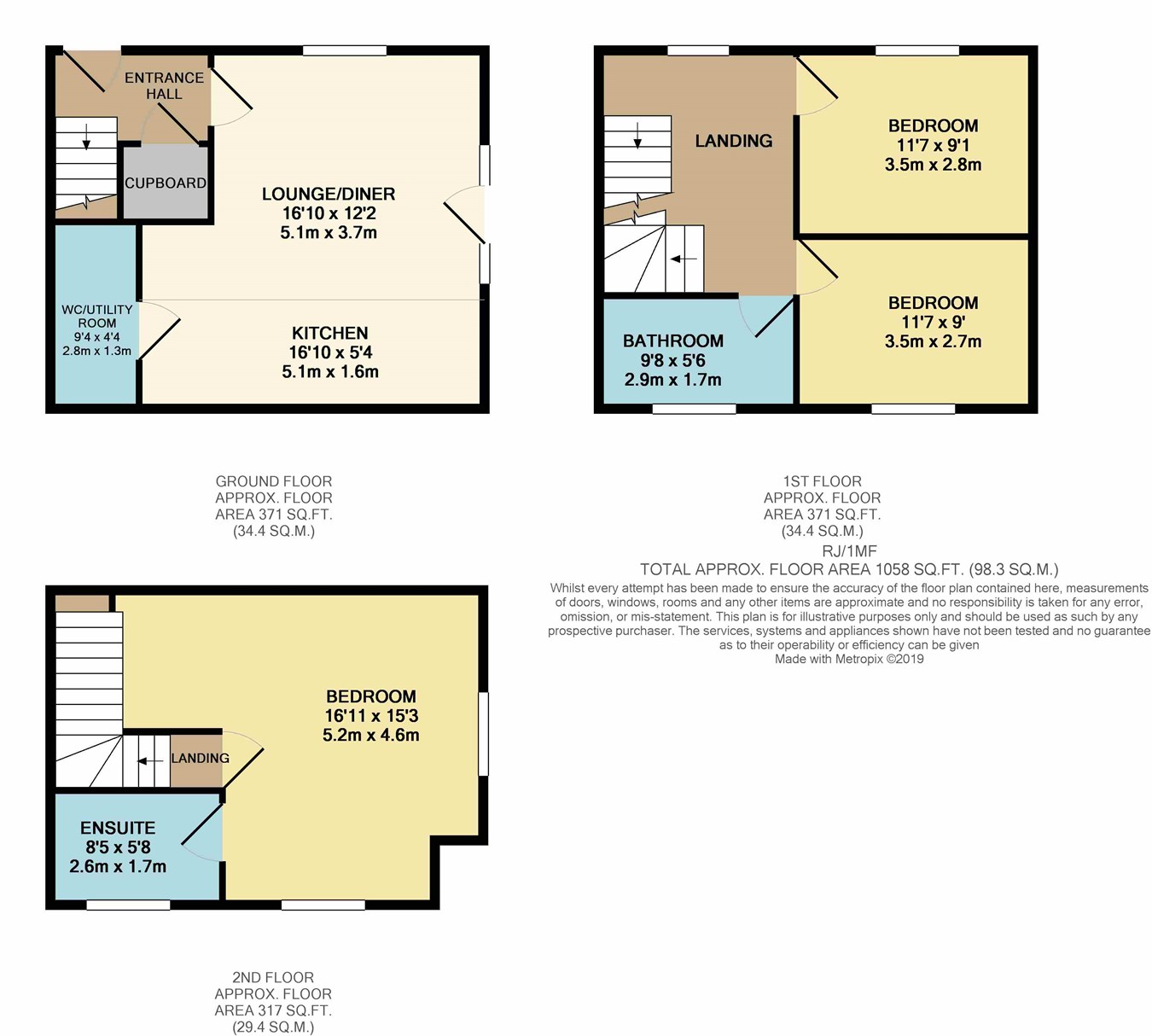 3 Bedrooms End terrace house to rent in Moor Hall Road, Old Harlow CM17