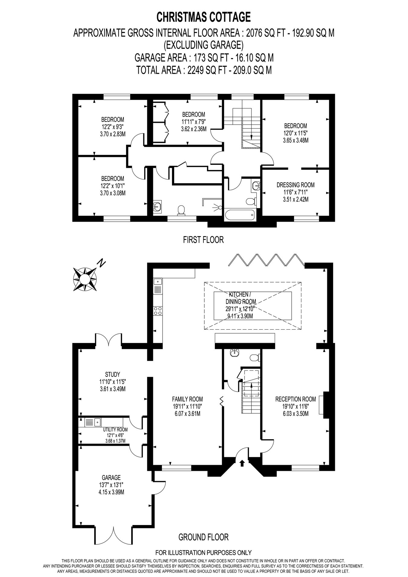 Christmas Cottage, St Georges Avenue, Weybridge floorplan