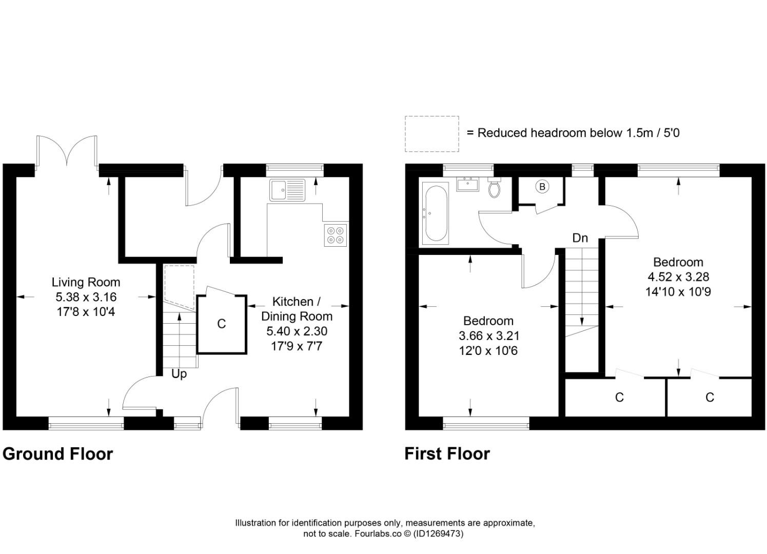 282, Ellon Park, Glenrothes floorplan