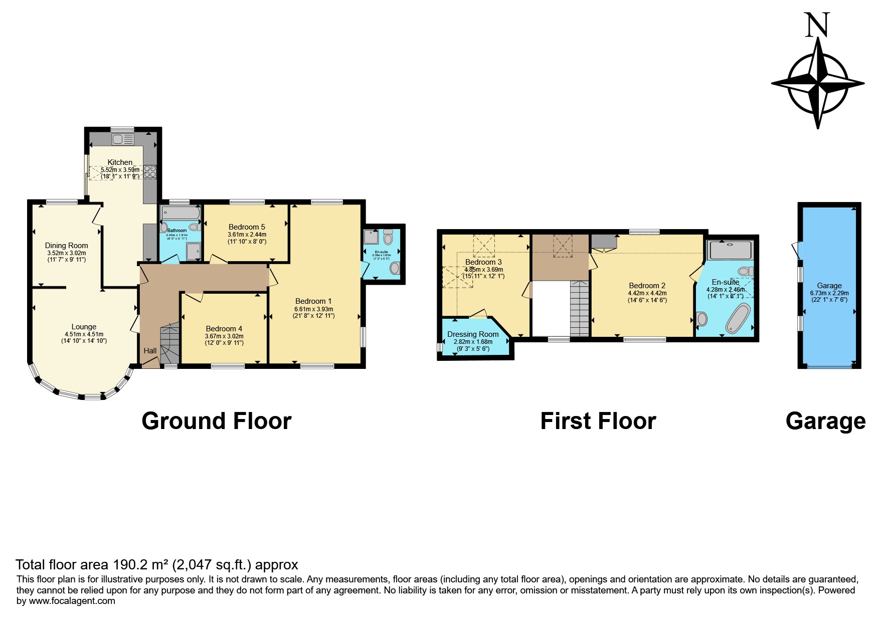 3, Warren Lane, Eastbourne floorplan