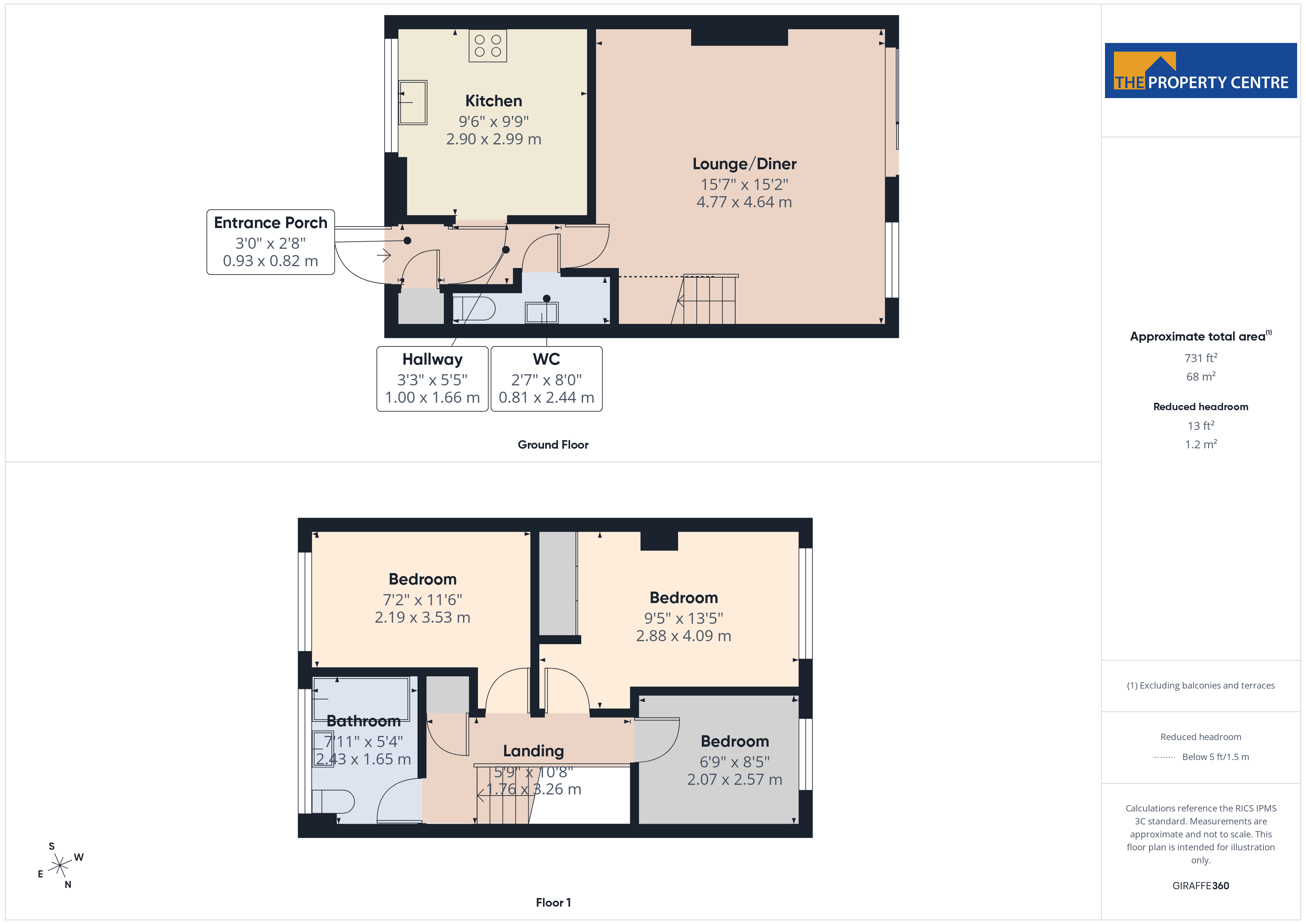 7, Redwood Close, Gloucestershire floorplan