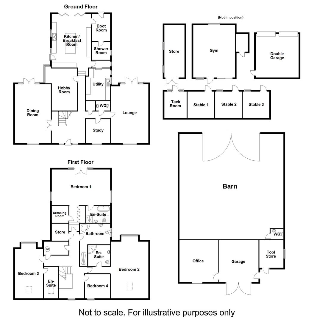 The Paddocks, Glebe Lane, Northampton floorplan