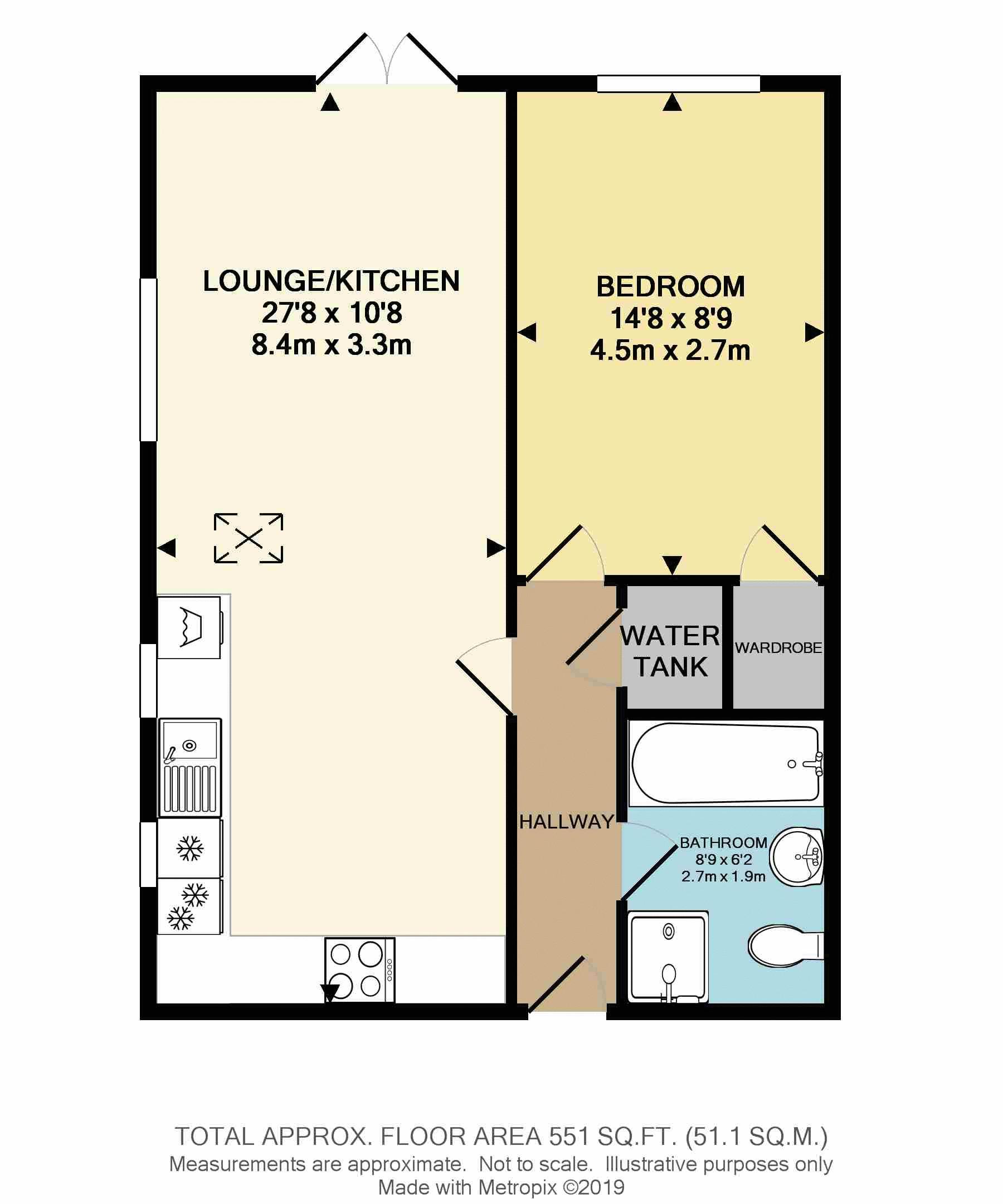 1 Bedrooms Flat to rent in Banstead Road, Purley CR8