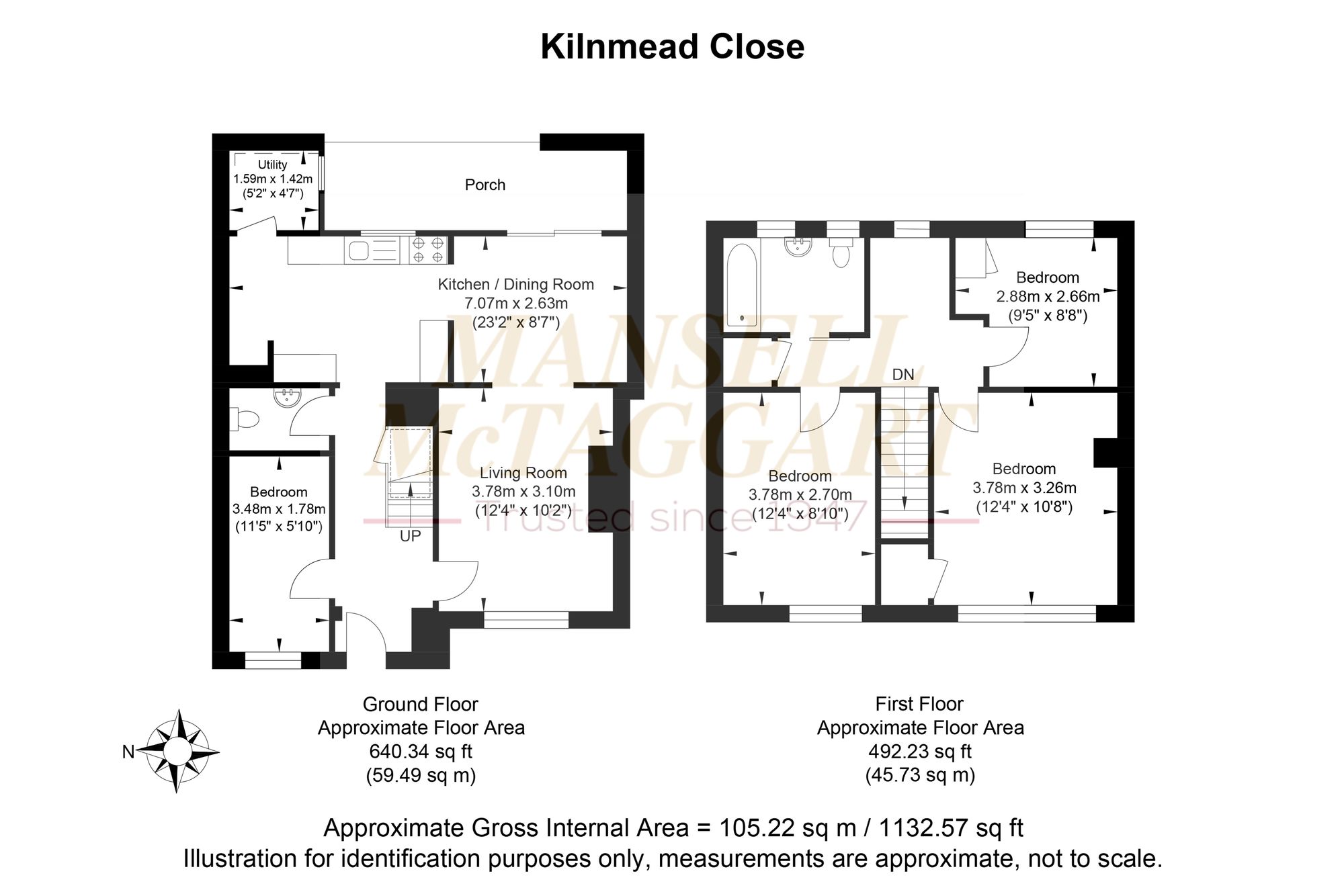 12 Kilnmead Close, Crawley floorplan
