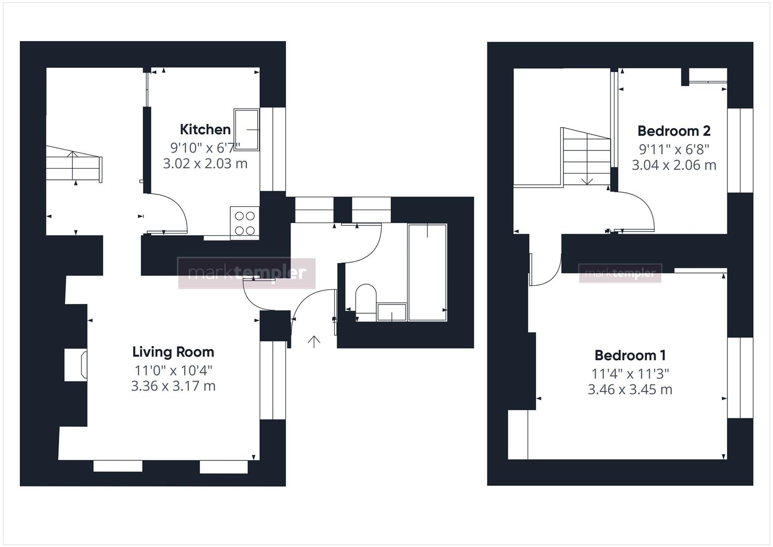 8c, The Beach, Clevedon floorplan