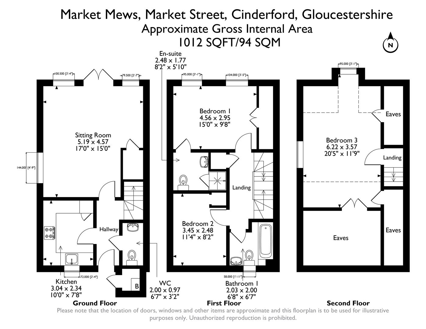 4, Market Mews, Cinderford floorplan