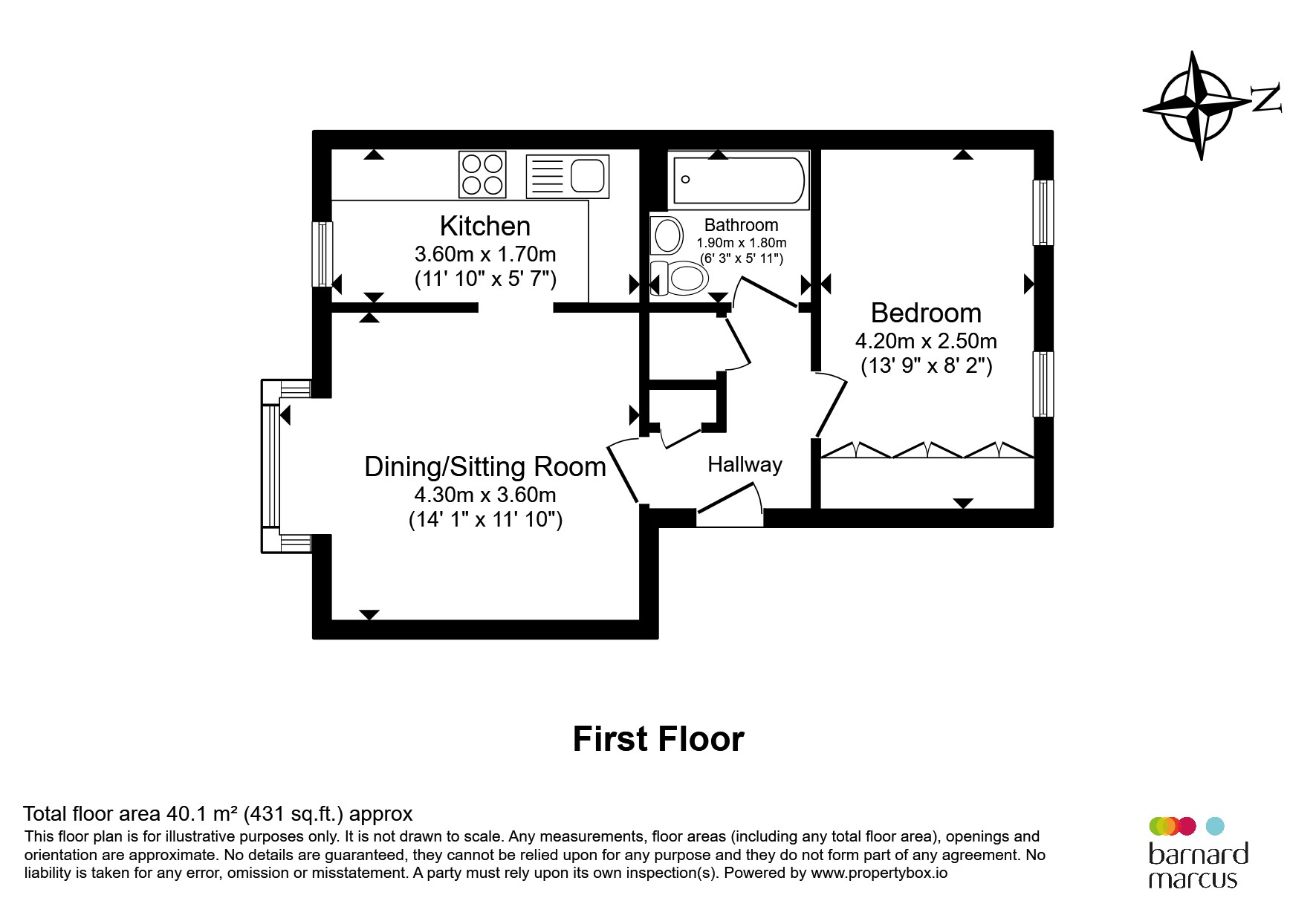 4, Kirk Rise, Sutton floorplan