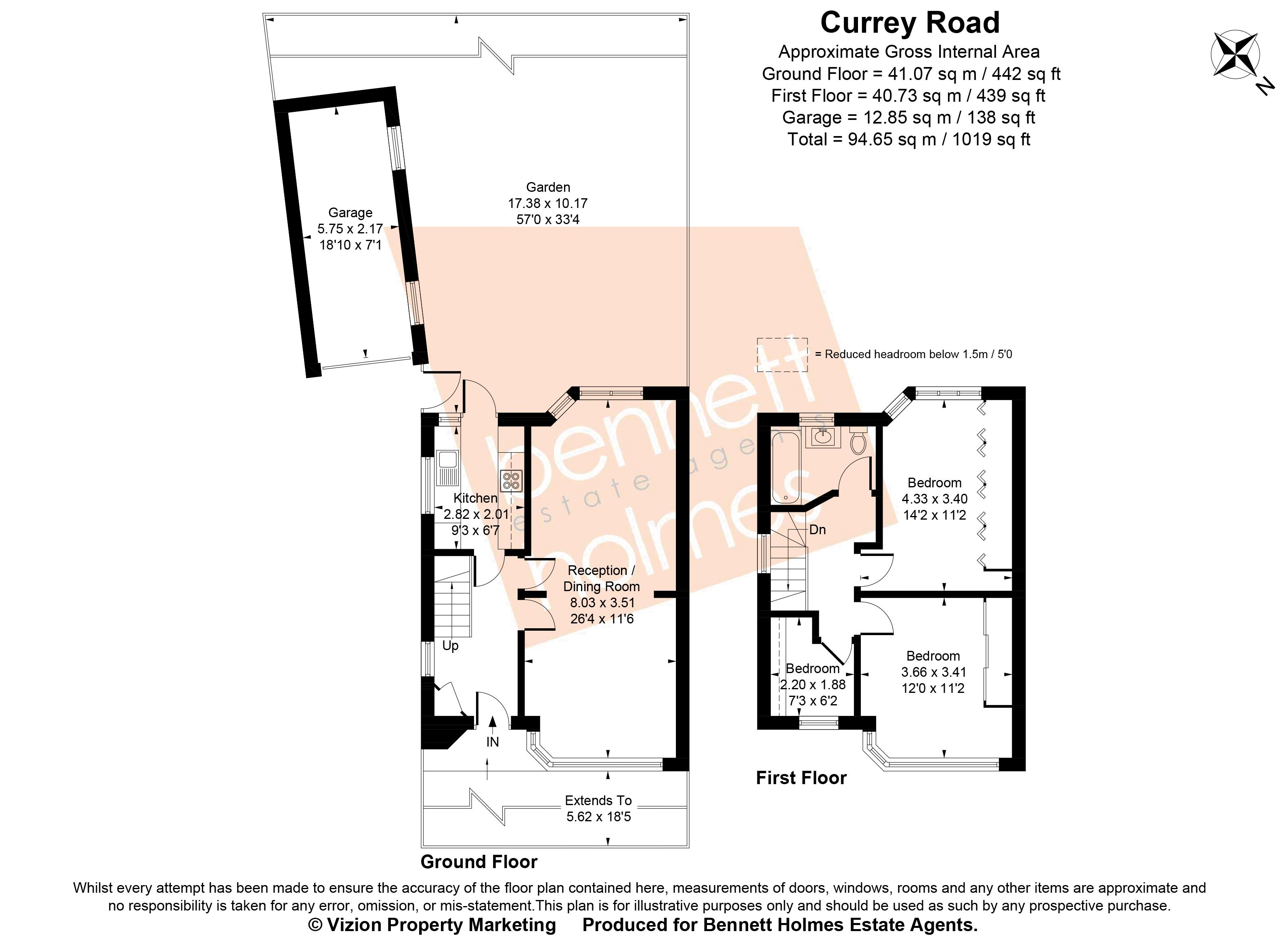 64, Currey Road, Greenford floorplan