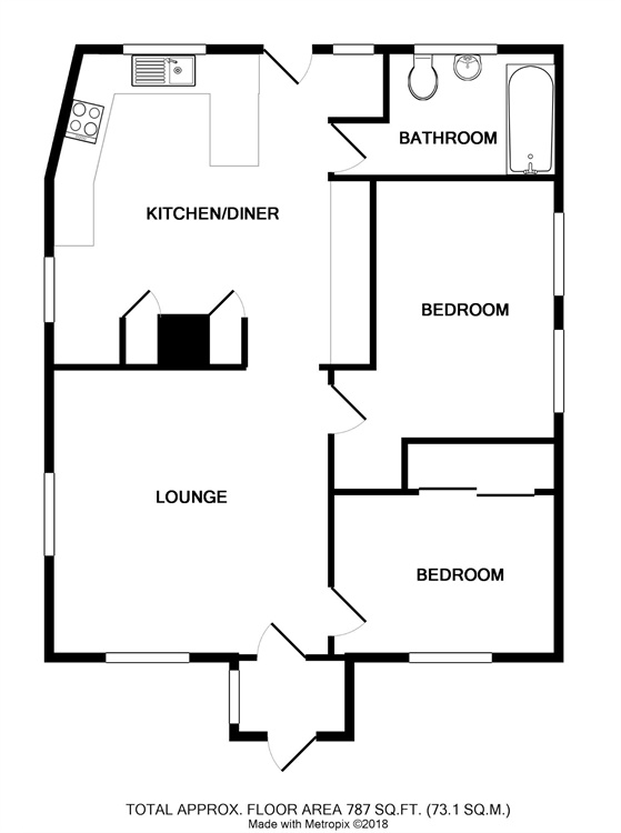 2 Bedrooms Detached bungalow for sale in St. Edmunds Lane, Dunmow CM6