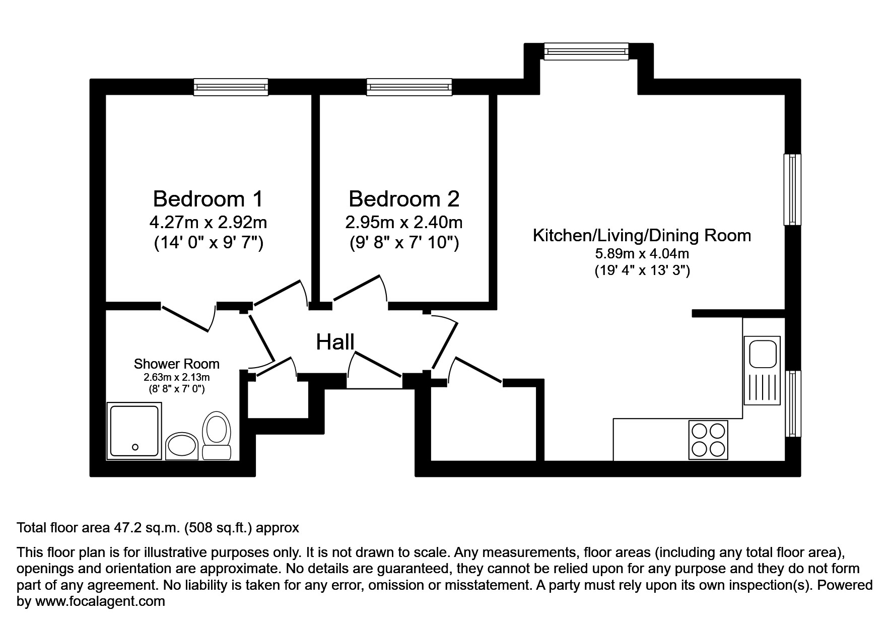 Apartment 22, Mill House, Cheshire floorplan