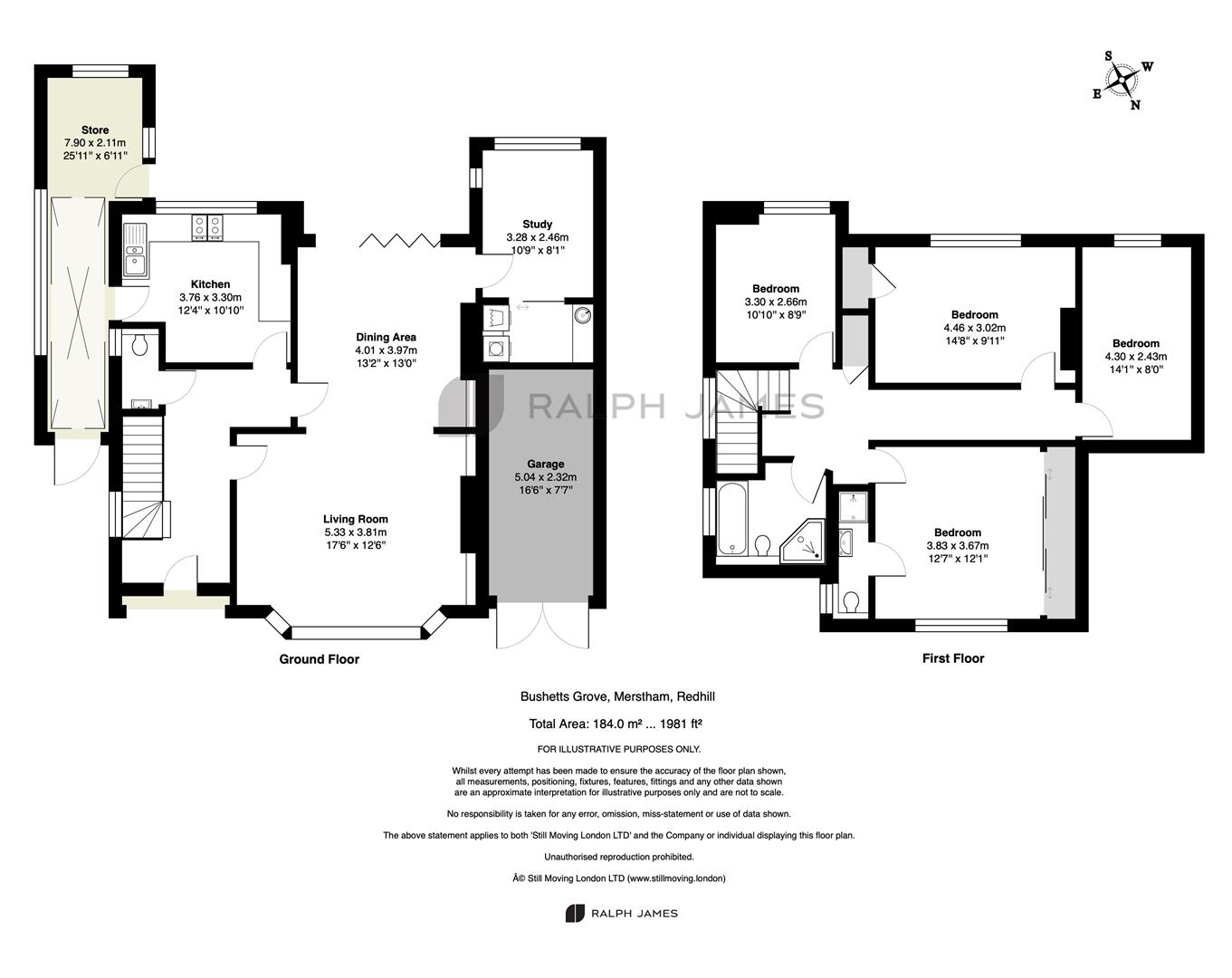 3, Bushetts Grove, Redhill floorplan