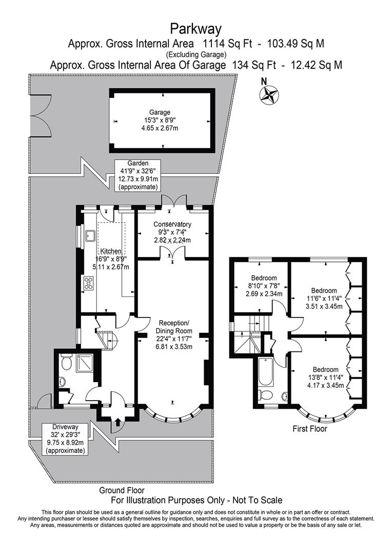 1, Parkway, Woodford Green floorplan