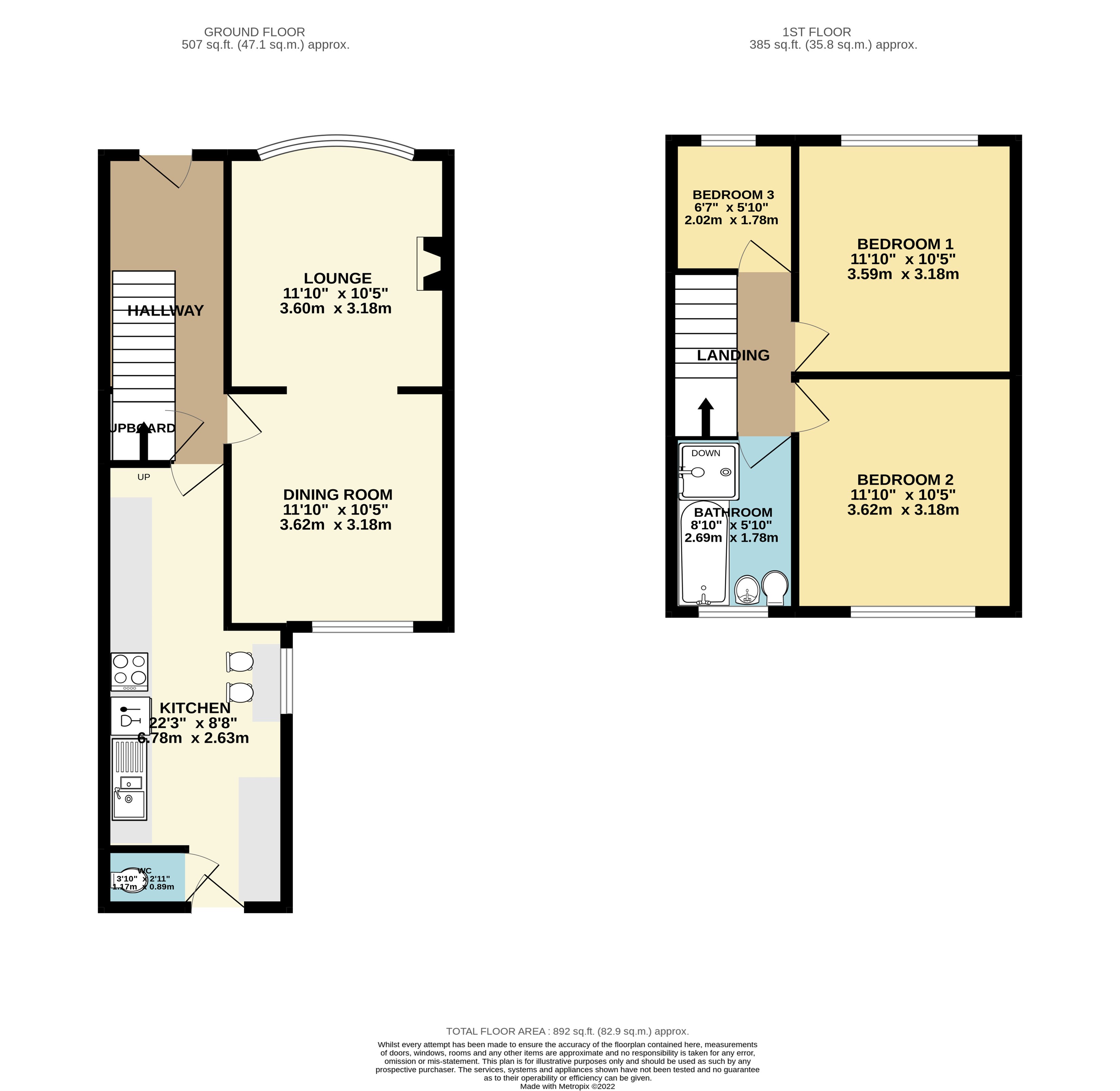 33, Benson Street, Norton floorplan
