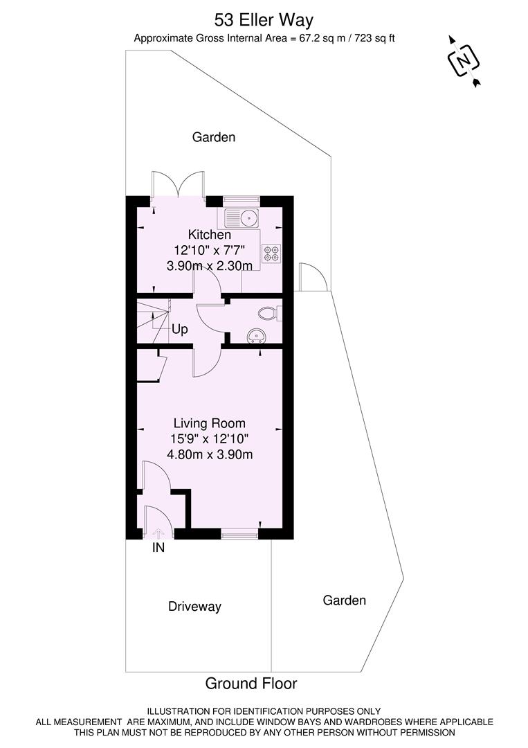 53, Eller Lane, York floorplan