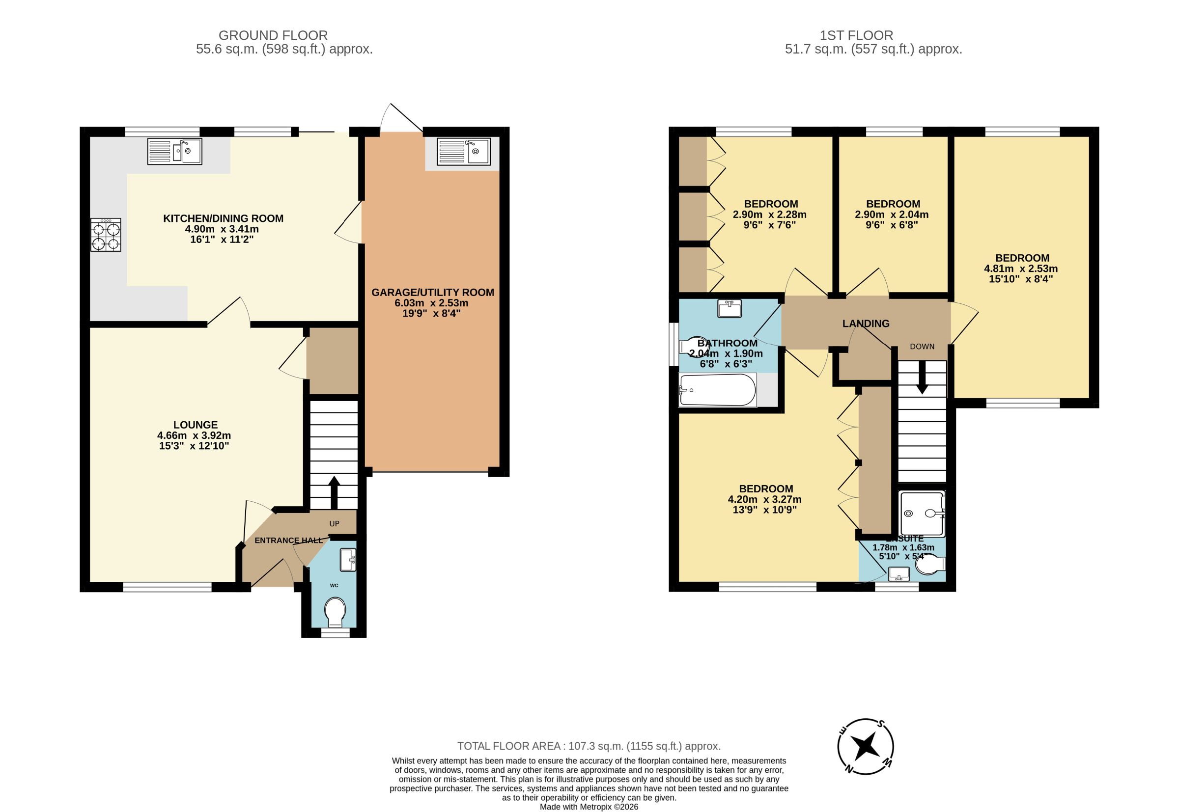 32 Tallow Wood Close, Paignton floorplan