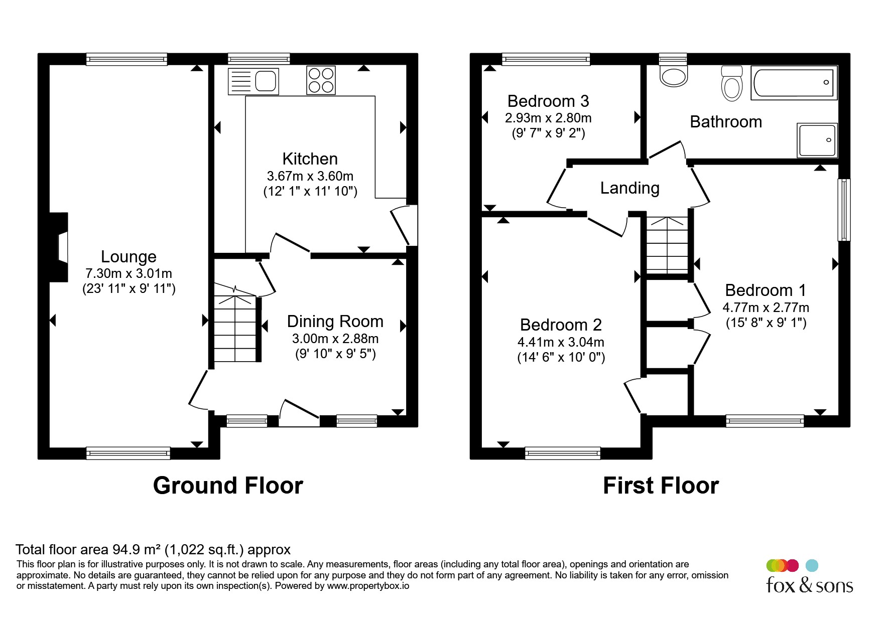 137, Greenway, Taunton floorplan