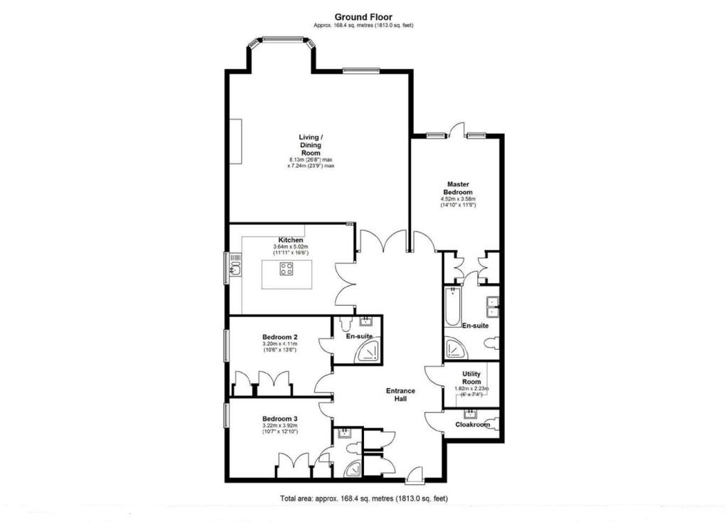 3 Bedrooms Flat to rent in The Villiers, Gower Road, Weybridge, Surrey KT13