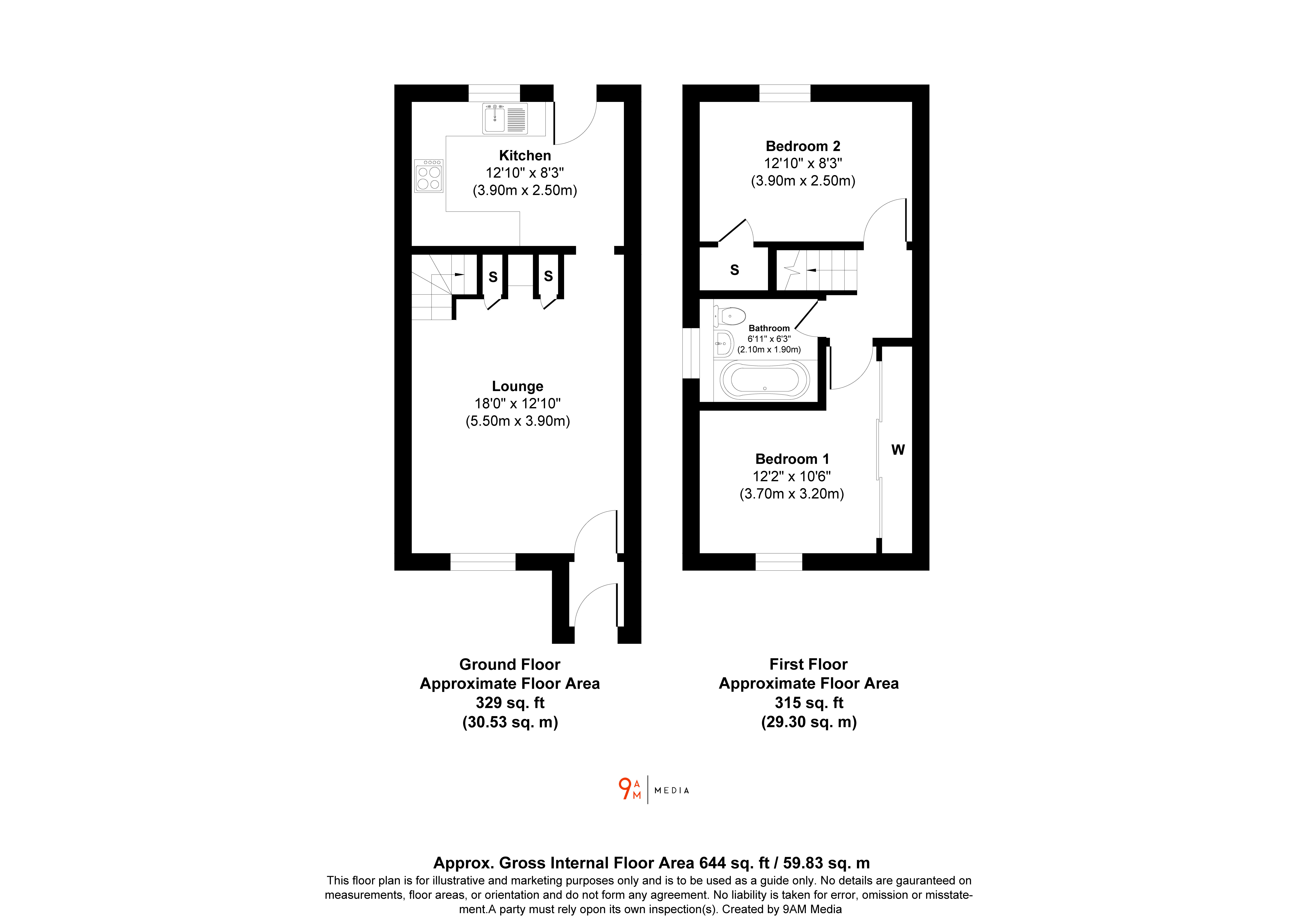16, McBain Place, Kinross floorplan