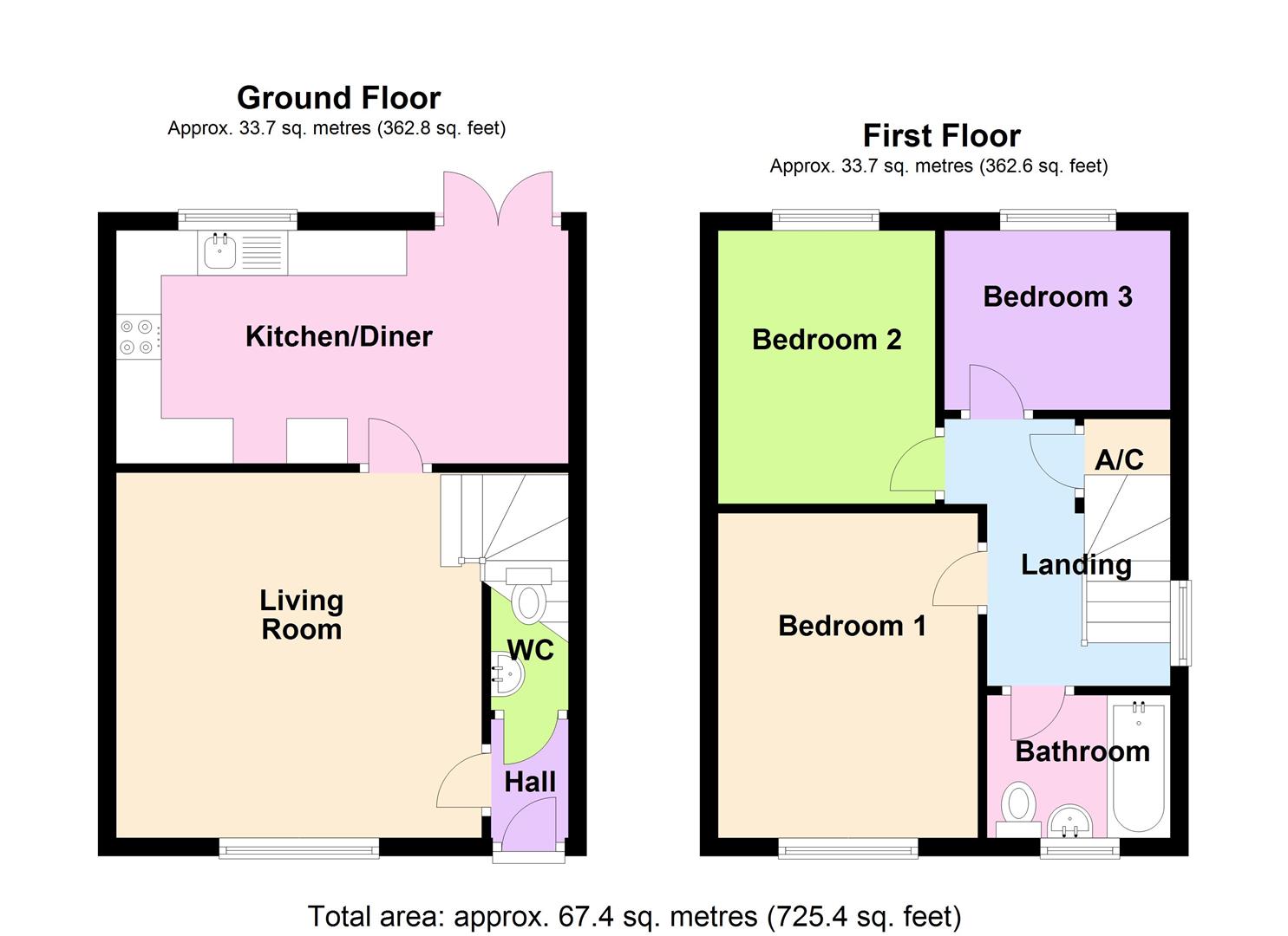 3 Bedrooms Town house for sale in Chandlers Croft, Ibstock LE67