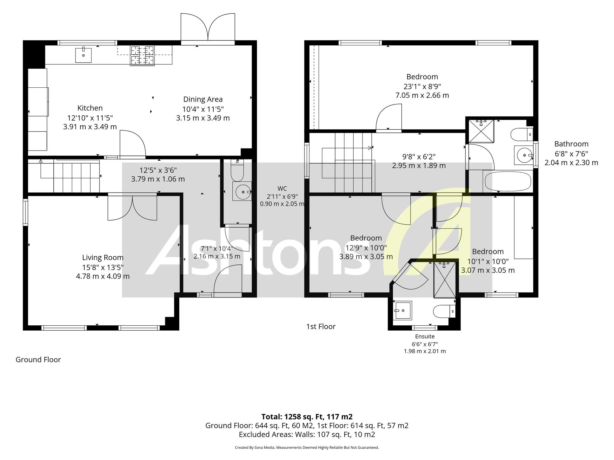 18 Chadwick Lane, Widnes floorplan