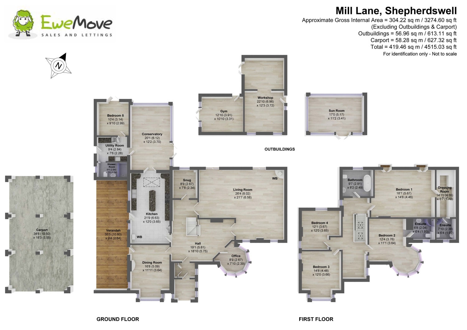 23, Mill Lane, Dover floorplan