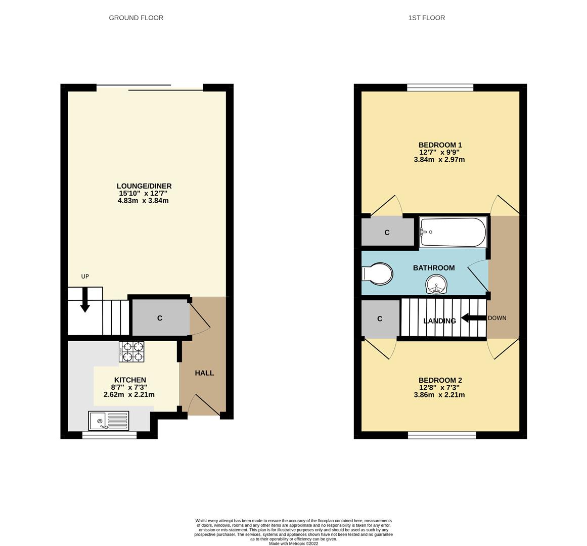 45, Long Eights, Tewkesbury floorplan