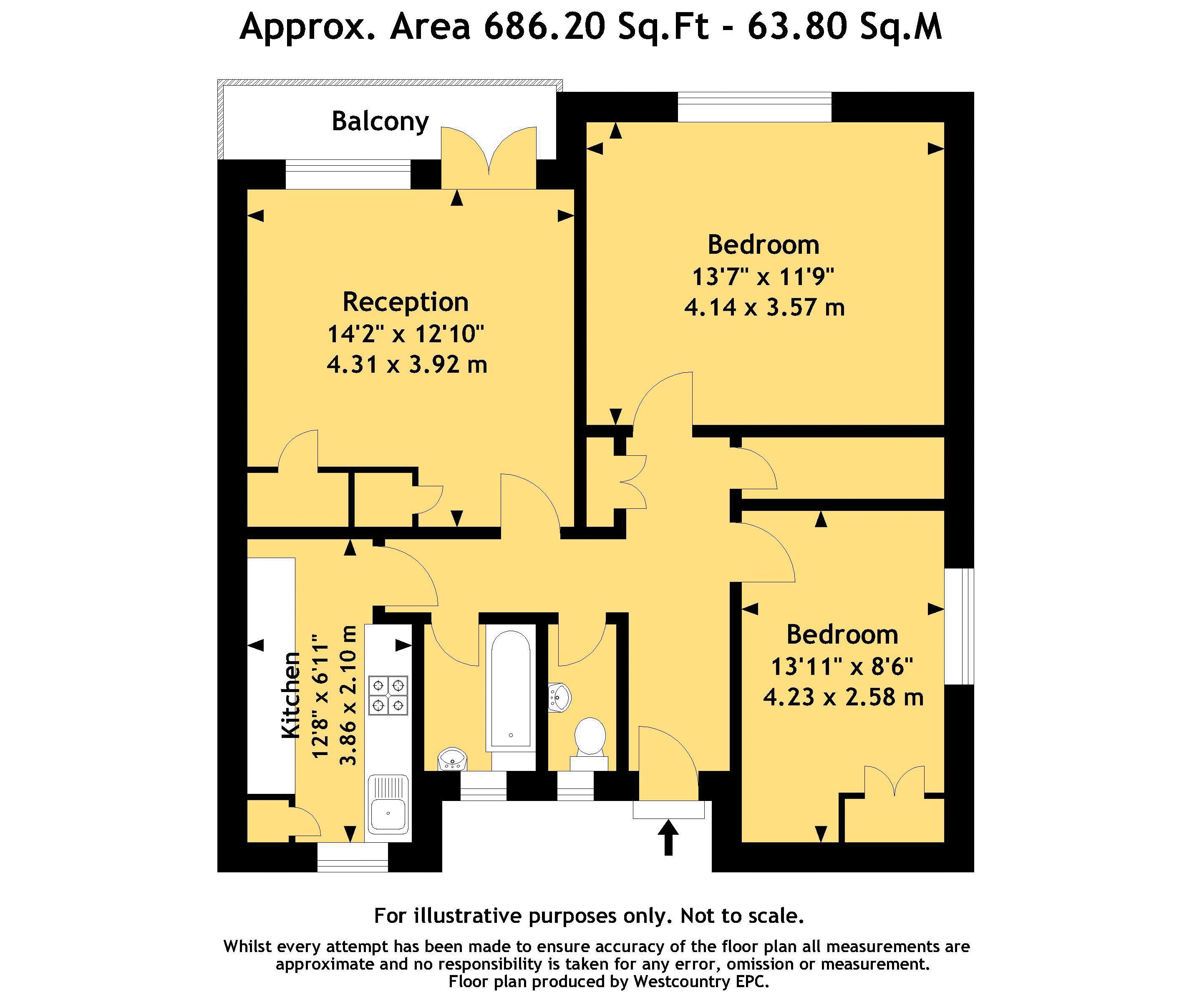 3, Westward Gardens, Bristol floorplan