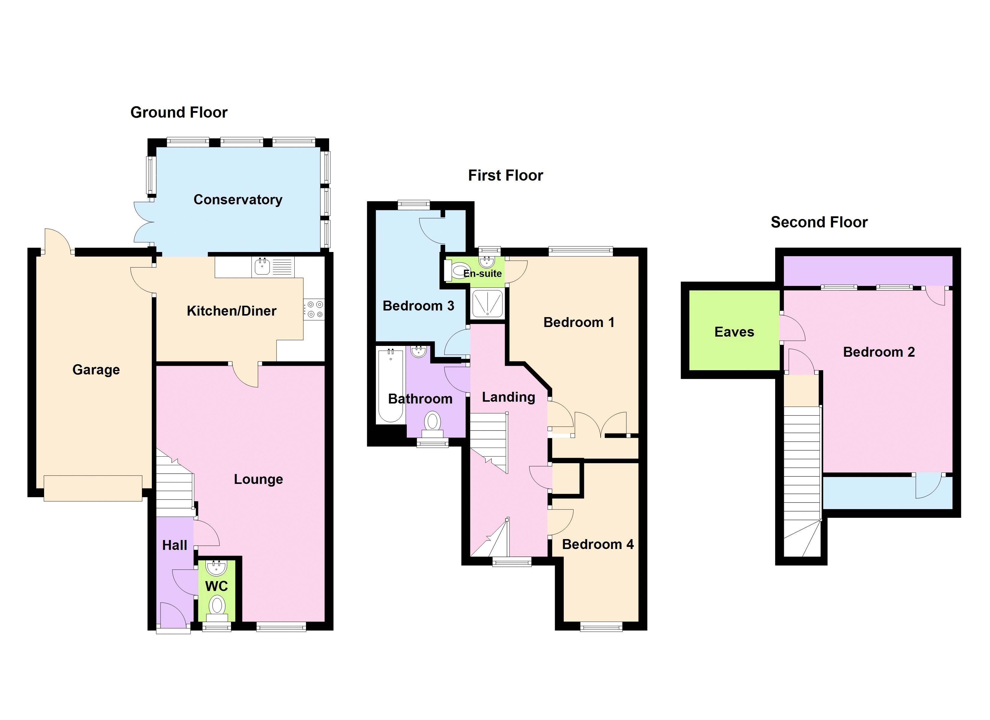 4 Bedrooms Semi-detached house to rent in The Nestings, Trowbridge BA14