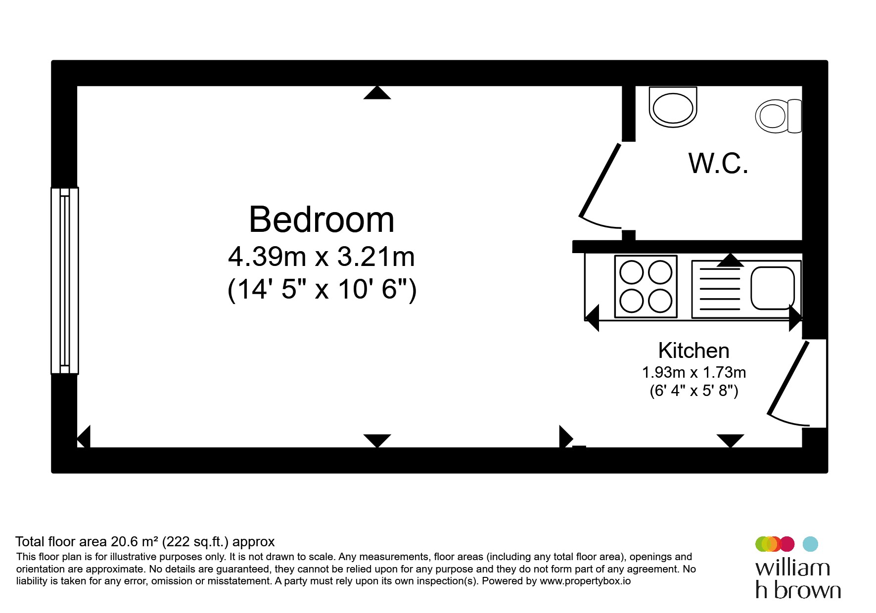 Flat 5, 22, Lovell Park Hill, Leeds floorplan