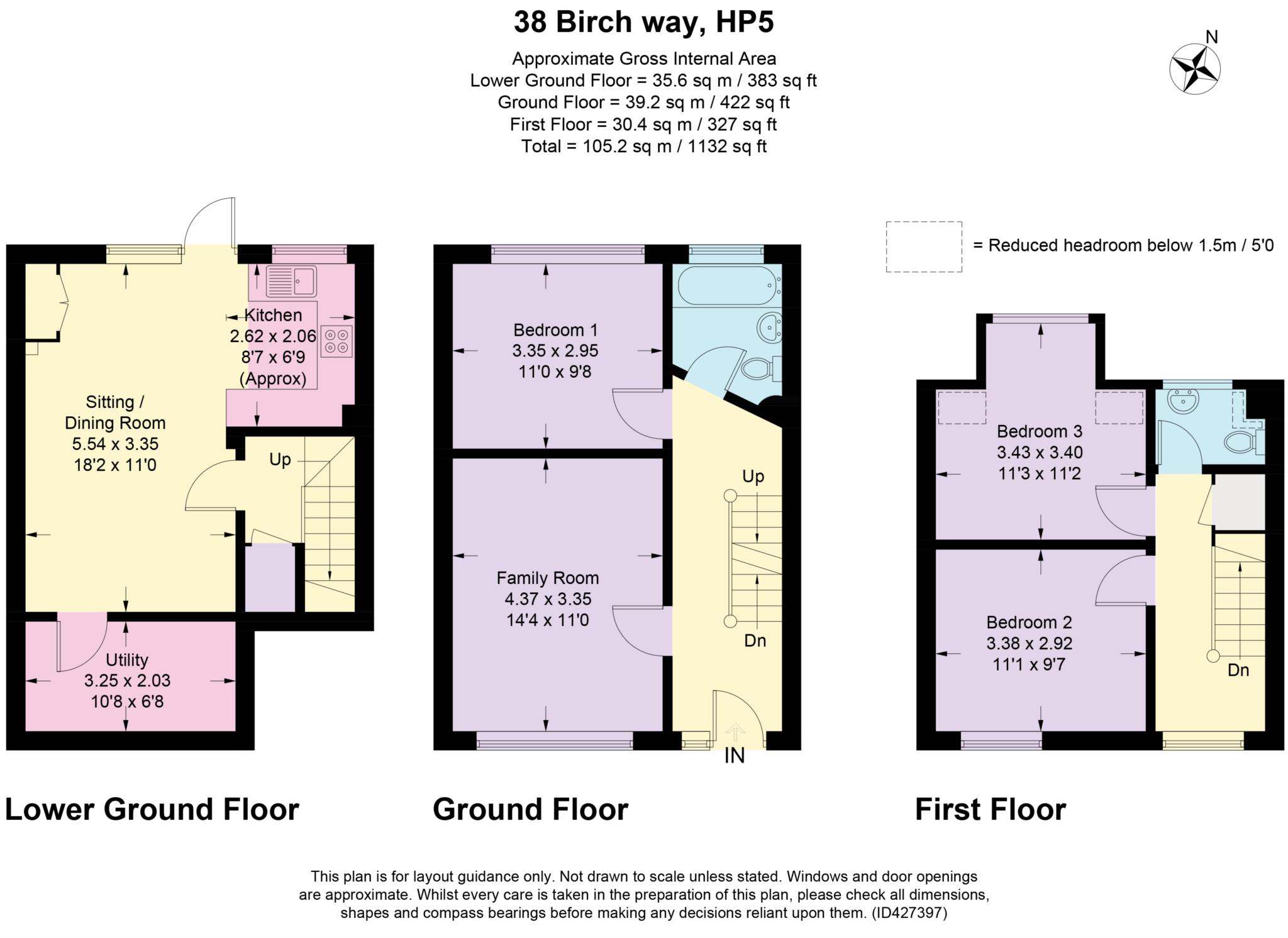 3 Bedrooms End terrace house to rent in Birch Way, Chesham HP5