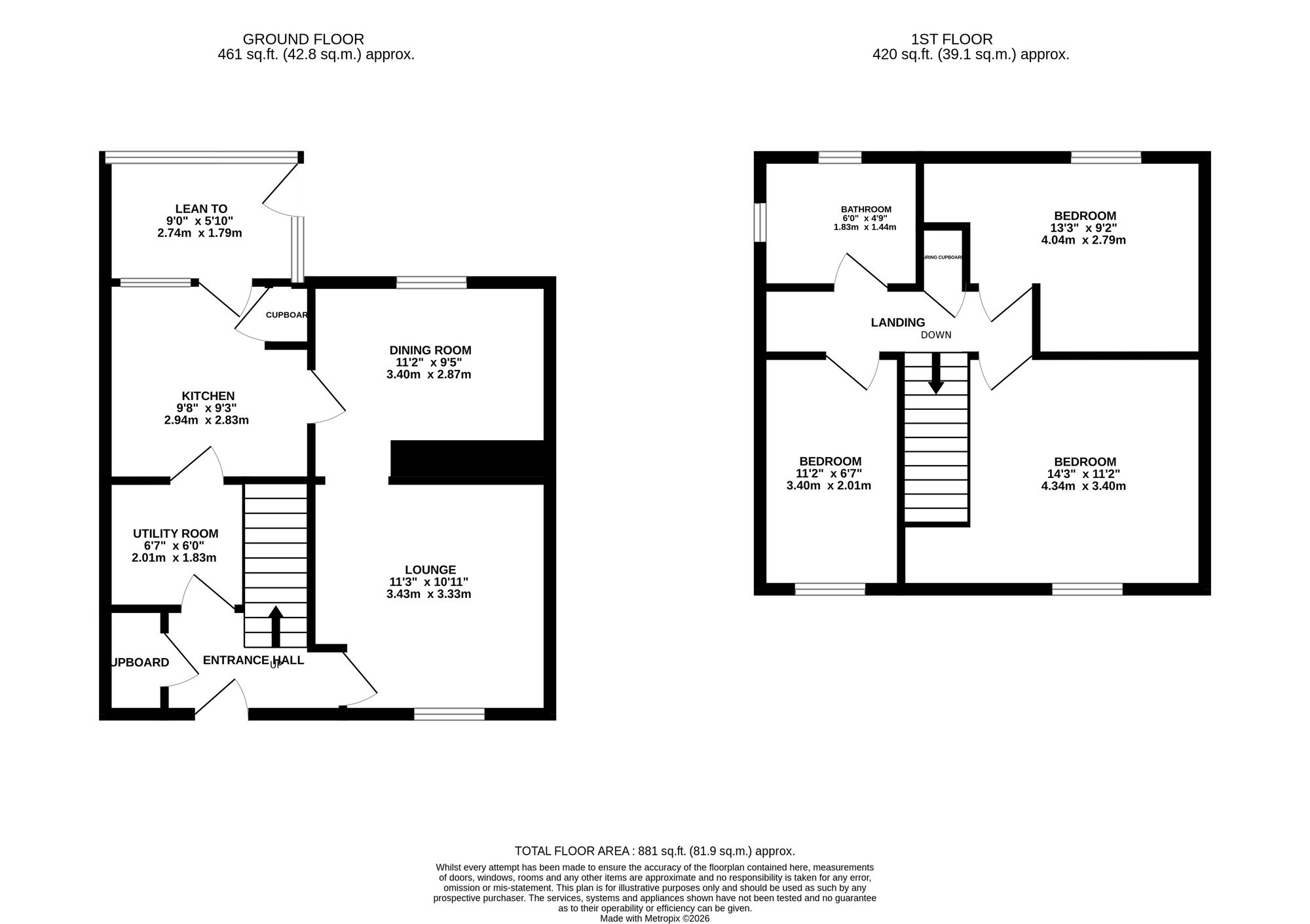 81 Orson Drive, Wigston floorplan