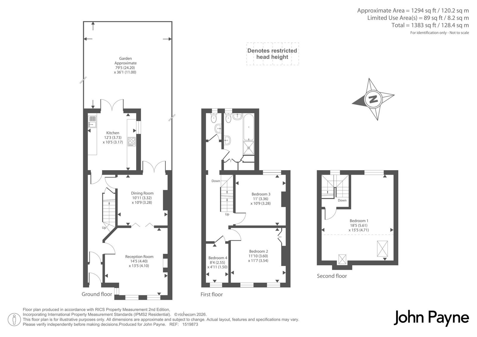 27, Cleanthus Road, London floorplan