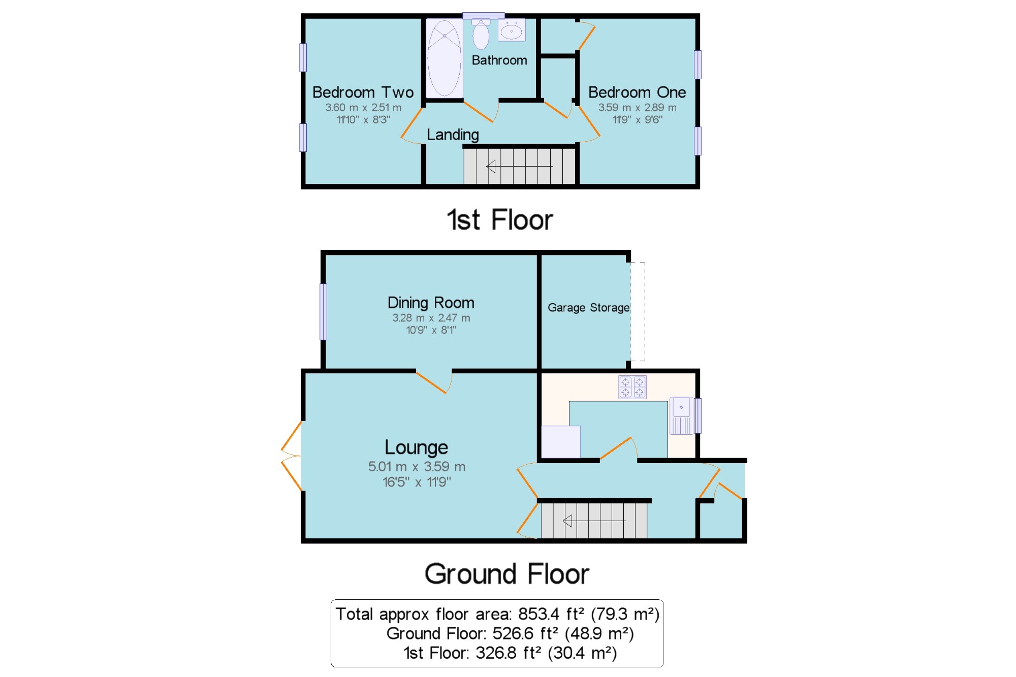 2 Bedrooms Semi-detached house for sale in Geary Close, Smallfield, Horley, Surrey RH6