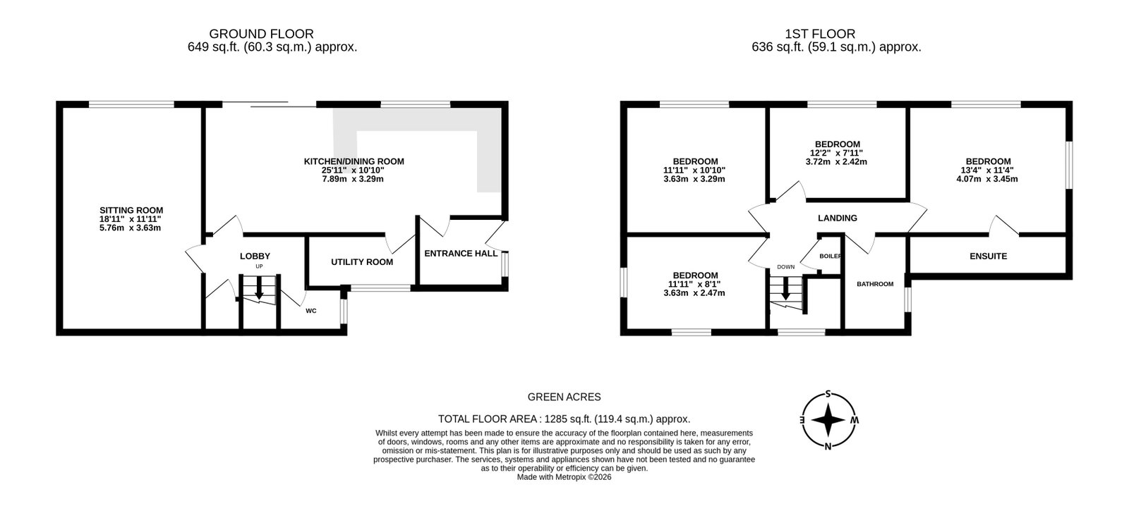 Falcon Lane, Ledbury floorplan