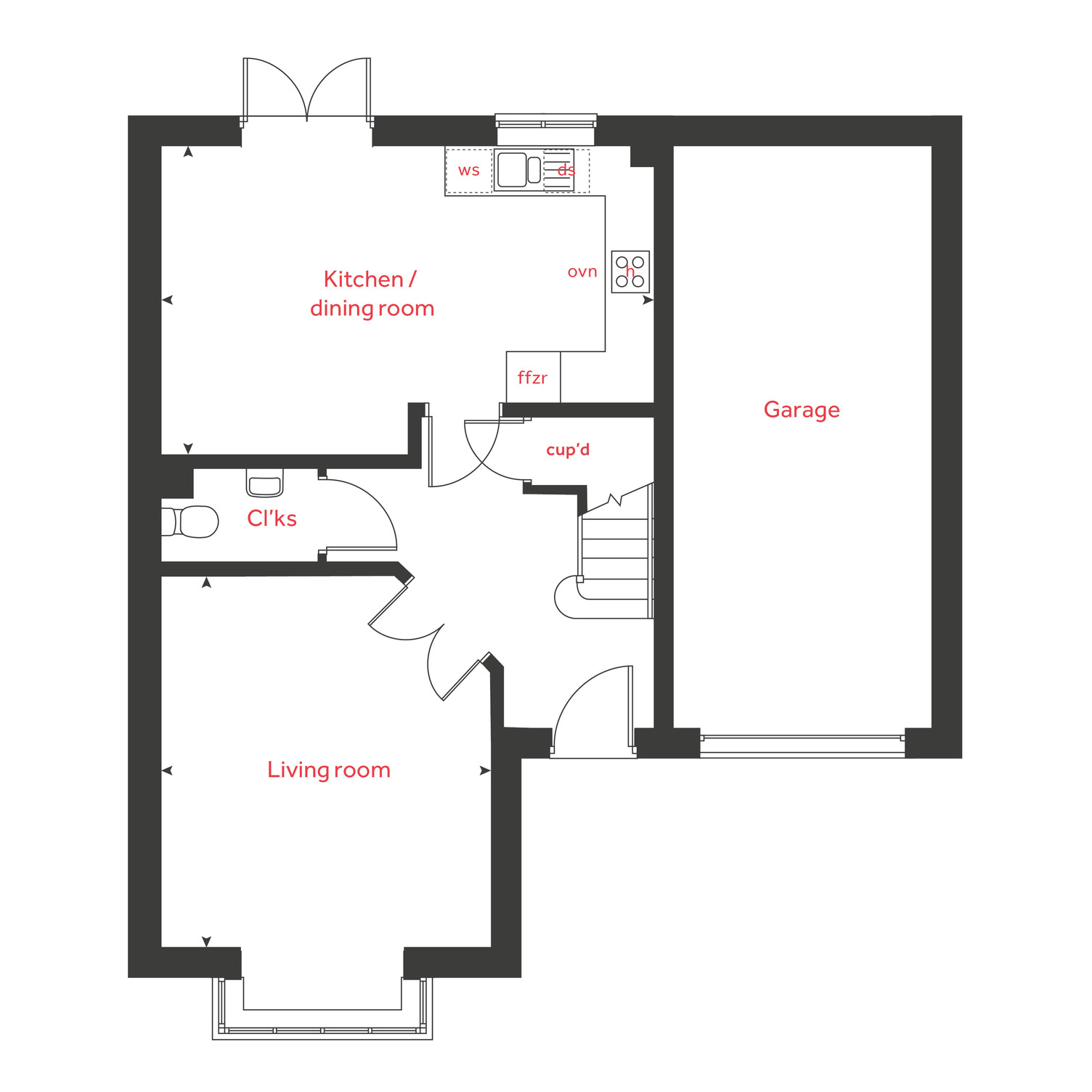 35, Nedge Hill, Telford floorplan