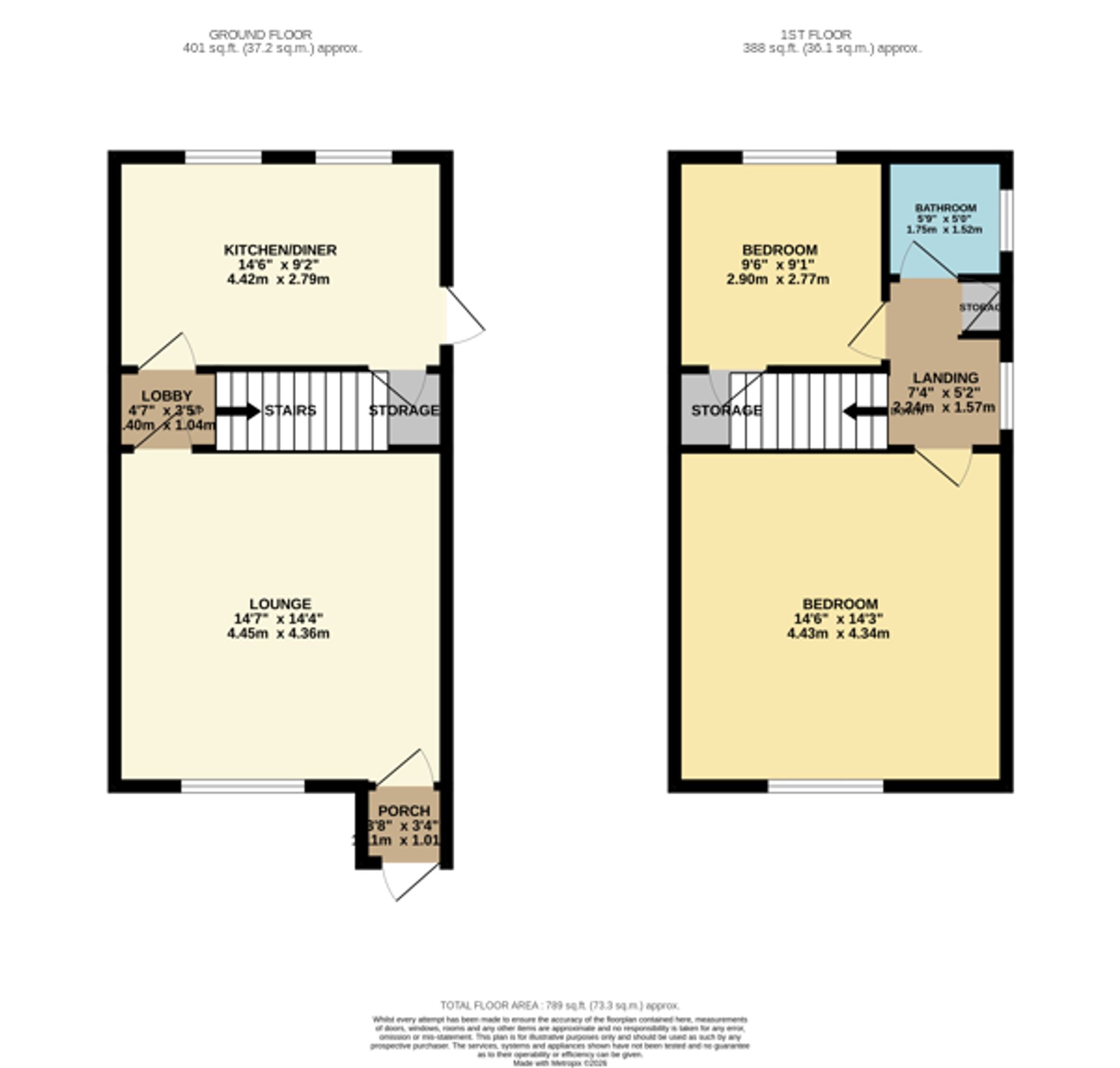 109 Lea Gate, Bolton floorplan